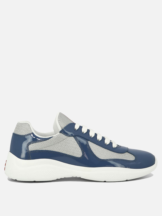 Low top sneakers 100% lamb leather - 100% rubber  Blue - Prada Men | PLP | VIETTI Online Store 
