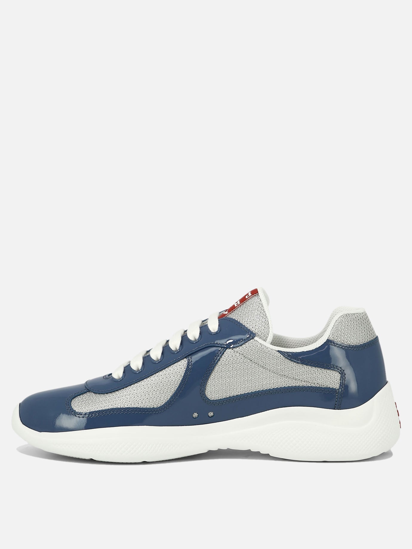 Low top sneakers 100% lamb leather - 100% rubber  Blue - Prada Men | PDP | VIETTI Online Store | Zoom-Modal_3
