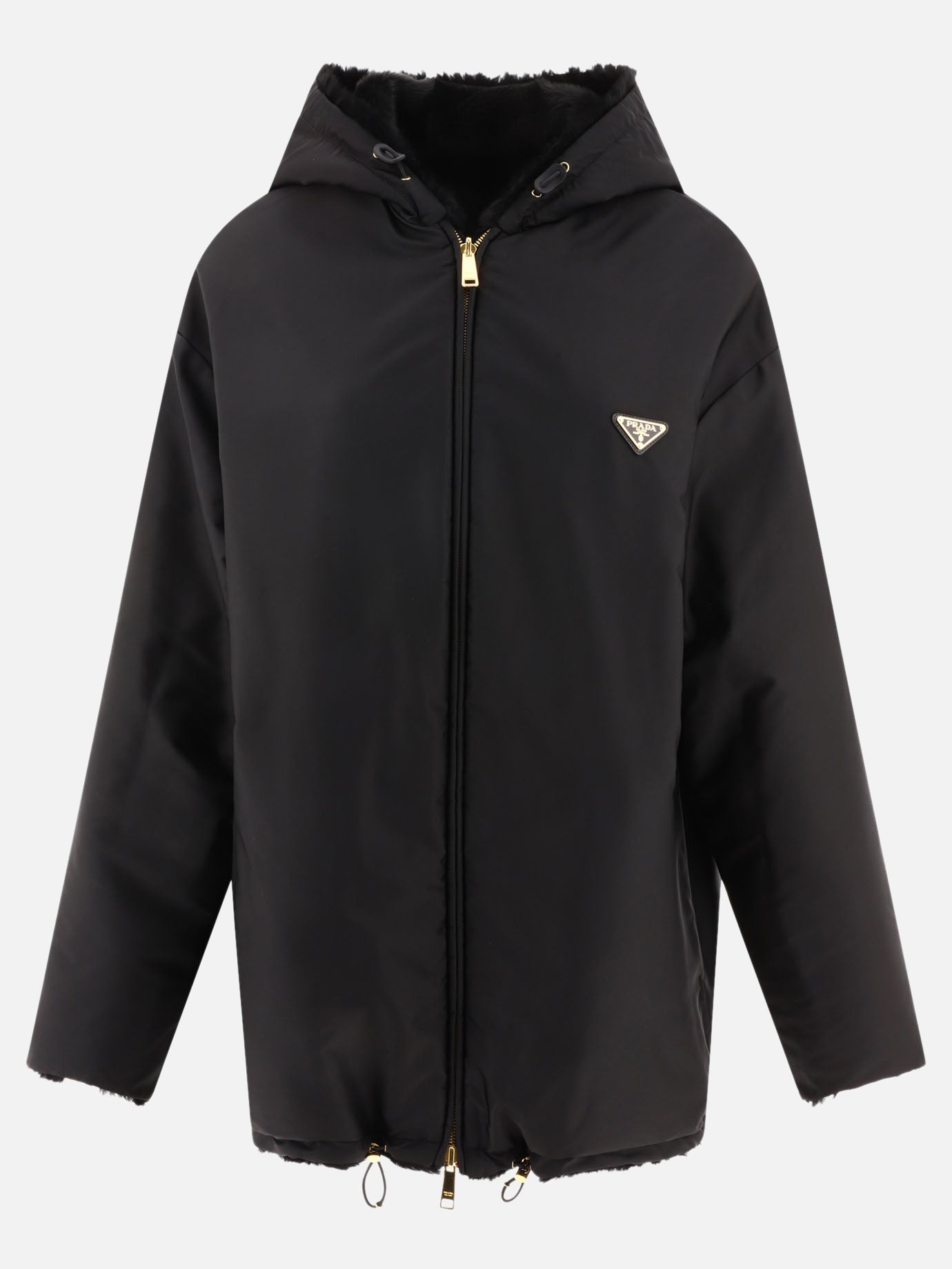 Giacche in pelle 100% sheep fur  Nero - Prada Donna | PDP | VIETTI Online Store | Zoom-Modal_2
