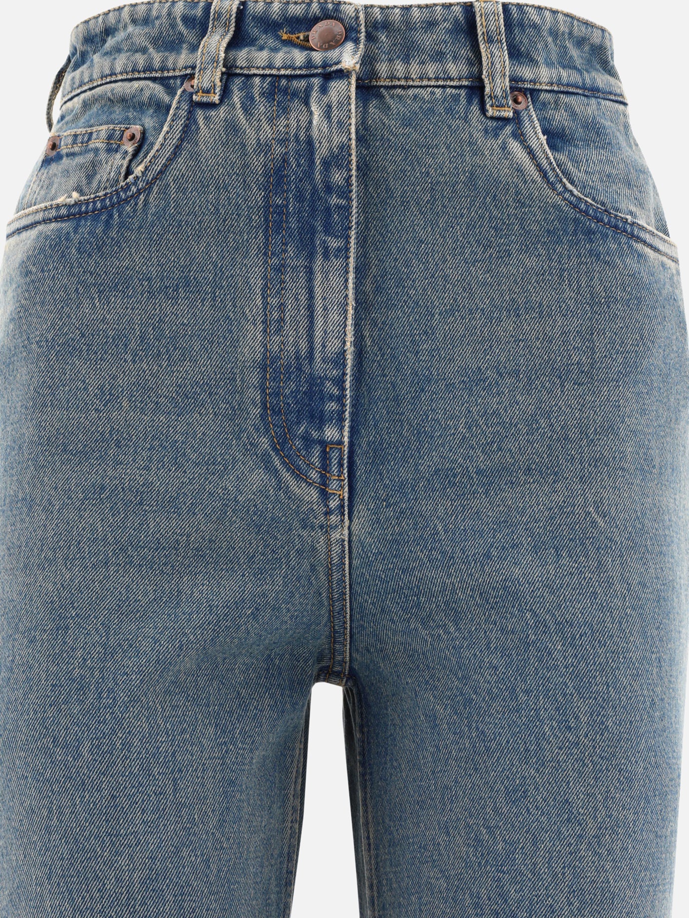 Jeans a gamba dritta 100% cotton  Azzurro - Prada Donna | PDP | VIETTI Online Store | Zoom-Modal_3
