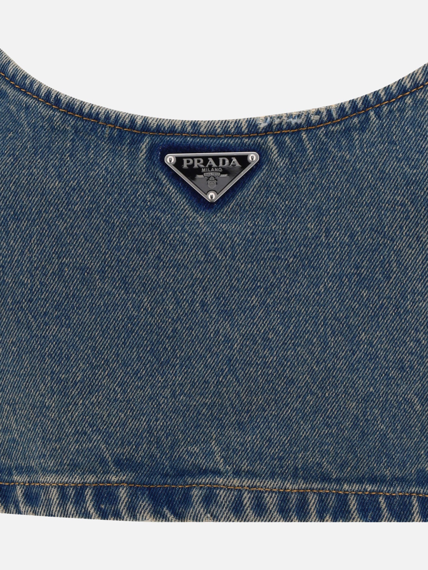 Crop top 100% cotton  Blu - Prada Donna | PDP | VIETTI Online Store | Zoom-Modal_3

