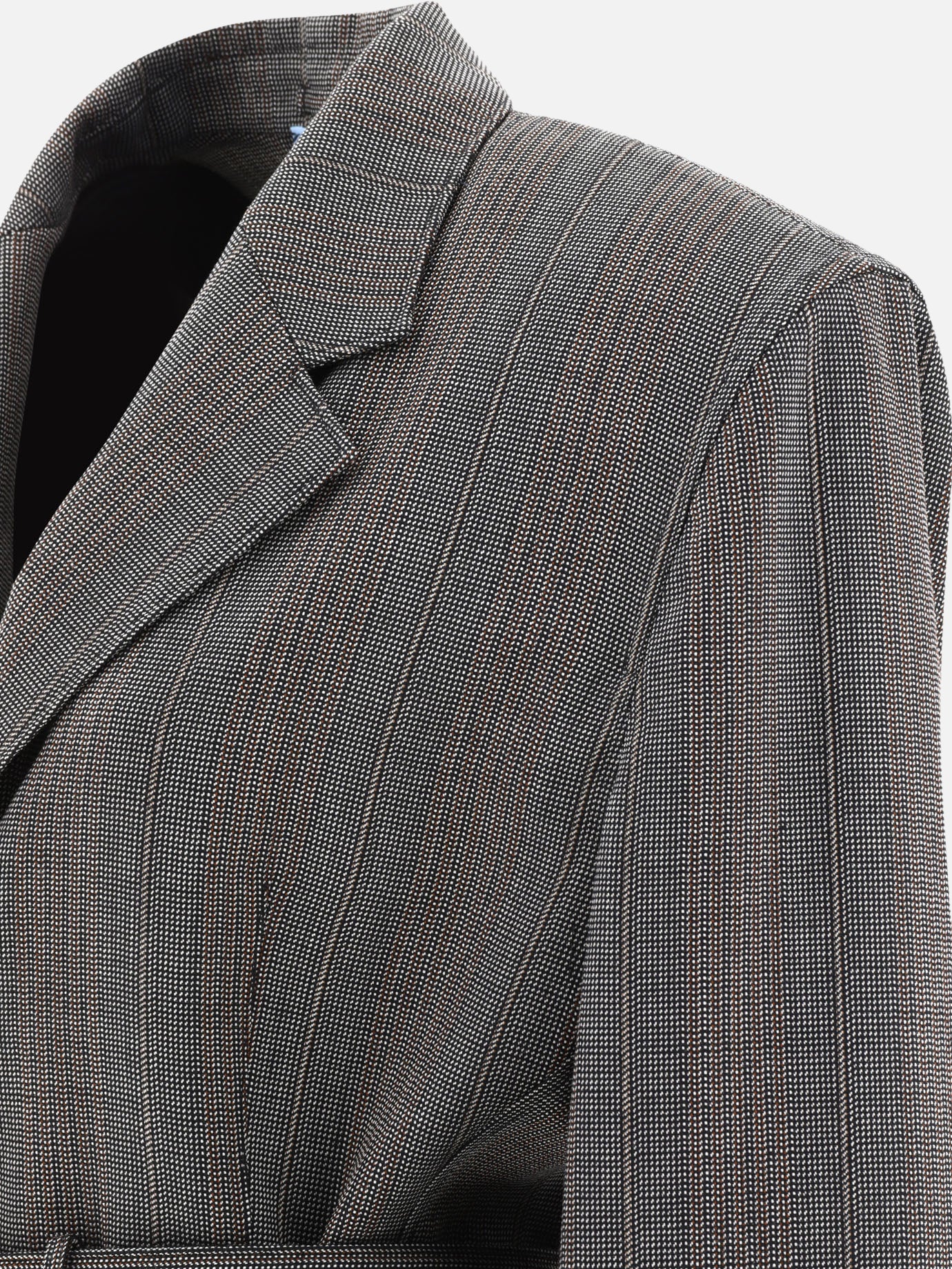 Blazer 100% virgin wool  Grigio - Prada Donna | PDP | VIETTI Online Store | thumbnail_4