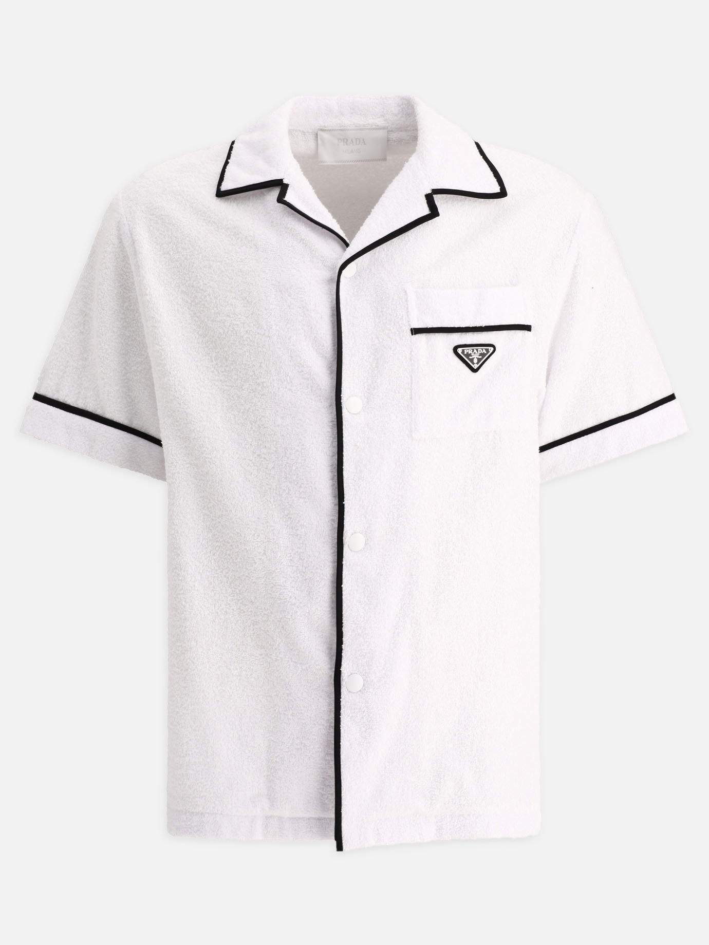 Camicie casual 100% cotton  Bianco - Prada Uomo | PDP | VIETTI Online Store | Zoom-Modal
