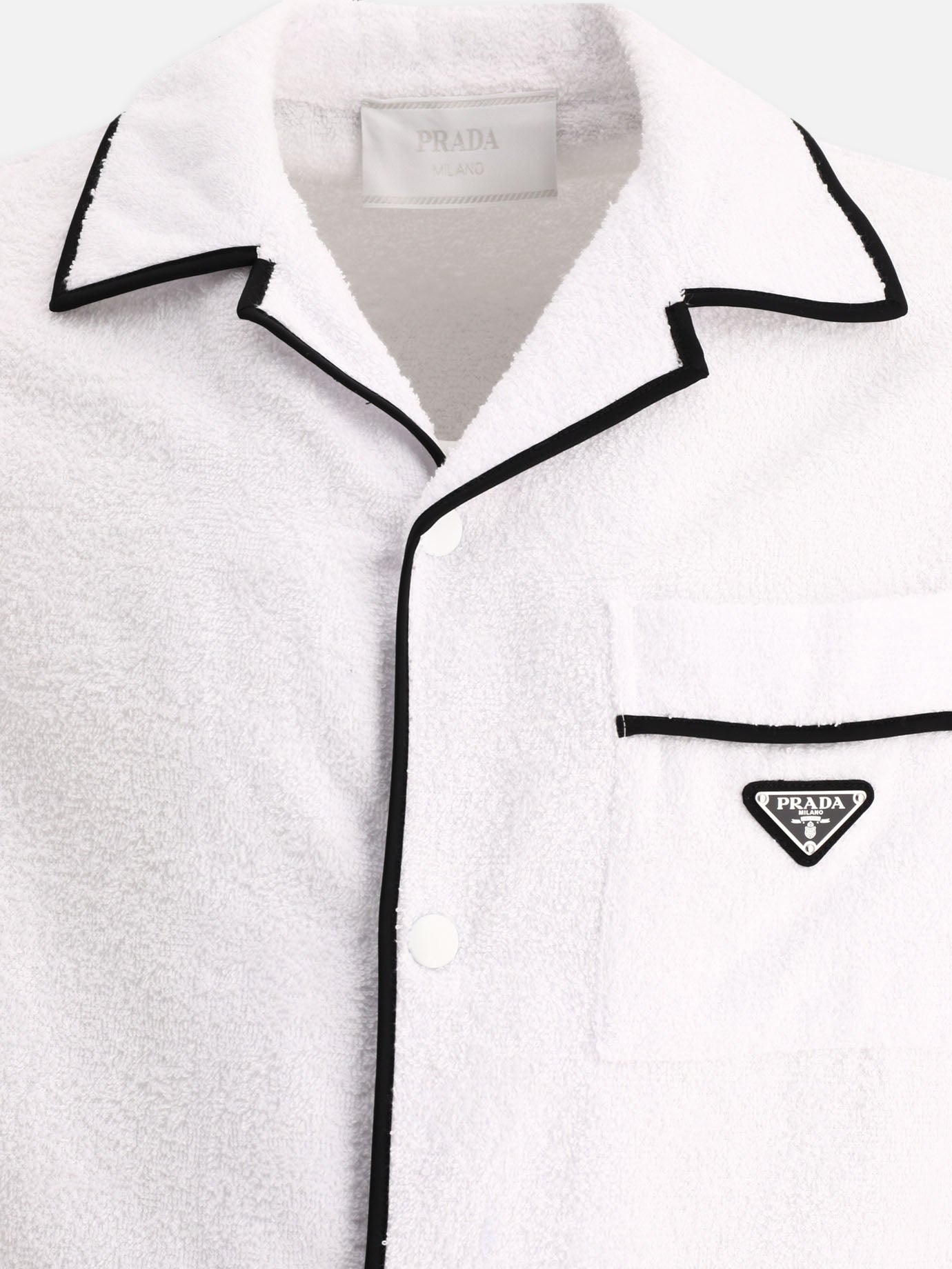 Camicie casual 100% cotton  Bianco - Prada Uomo | PDP | VIETTI Online Store | Zoom-Modal_3
