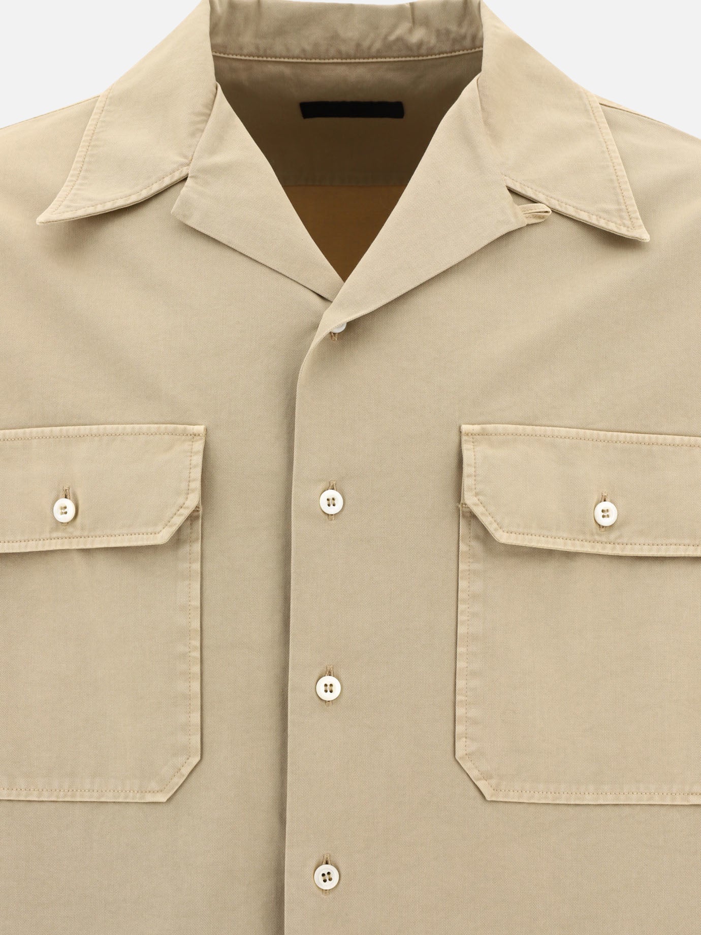 Camicie casual 100% cotton  Beige - Prada Uomo | PDP | VIETTI Online Store | Zoom-Modal_3
