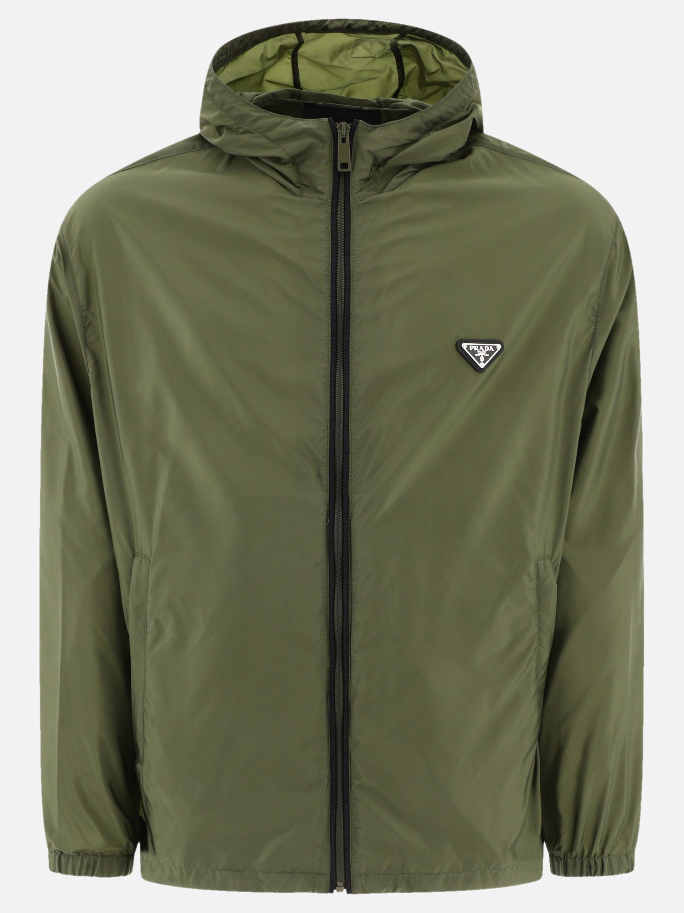 Giacche a vento 100% polyamide  Verde - Prada Uomo | PDP | VIETTI Online Store | Zoom-Modal
