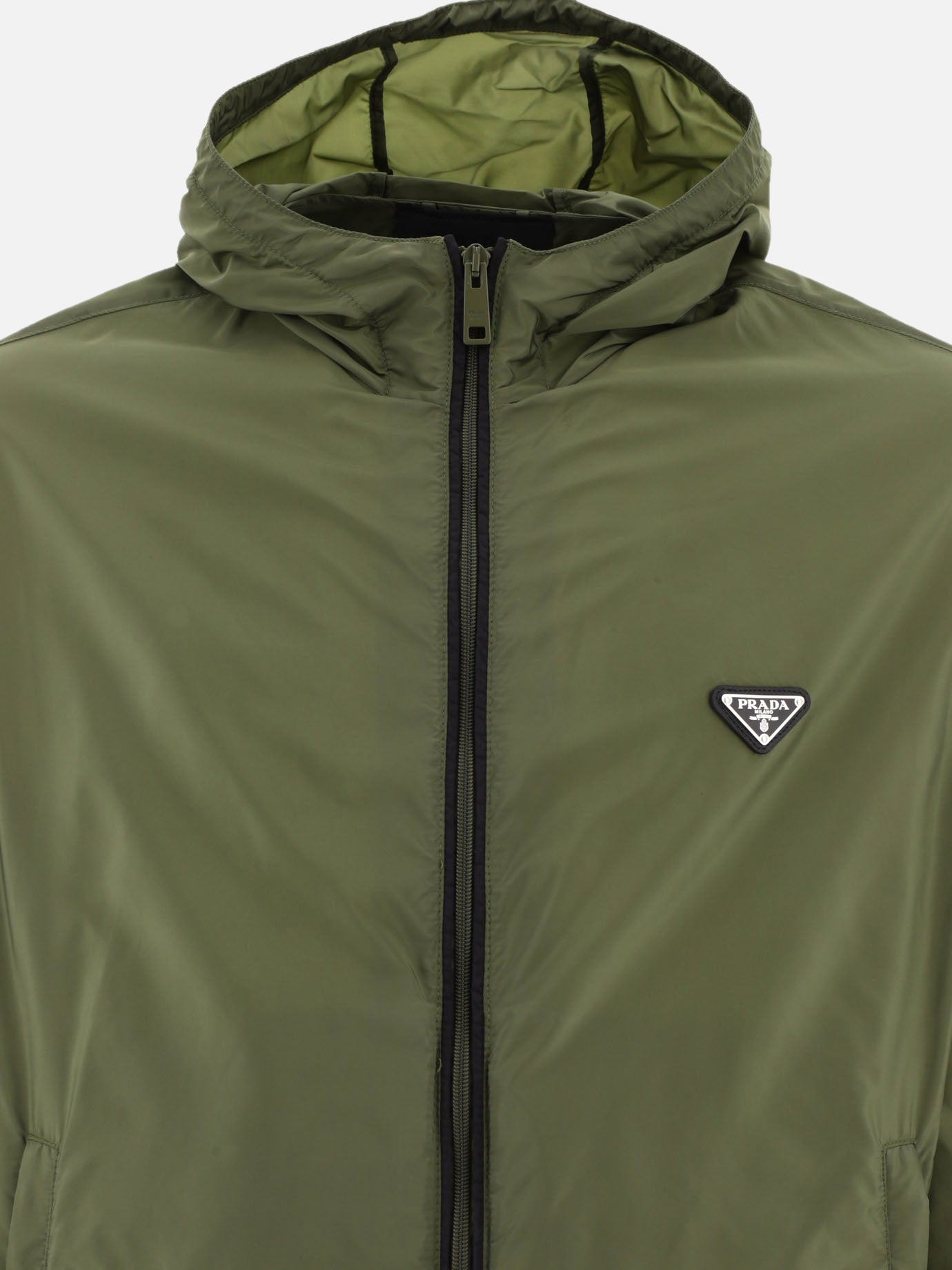 Giacche a vento 100% polyamide  Verde - Prada Uomo | PDP | VIETTI Online Store | Zoom-Modal_3
