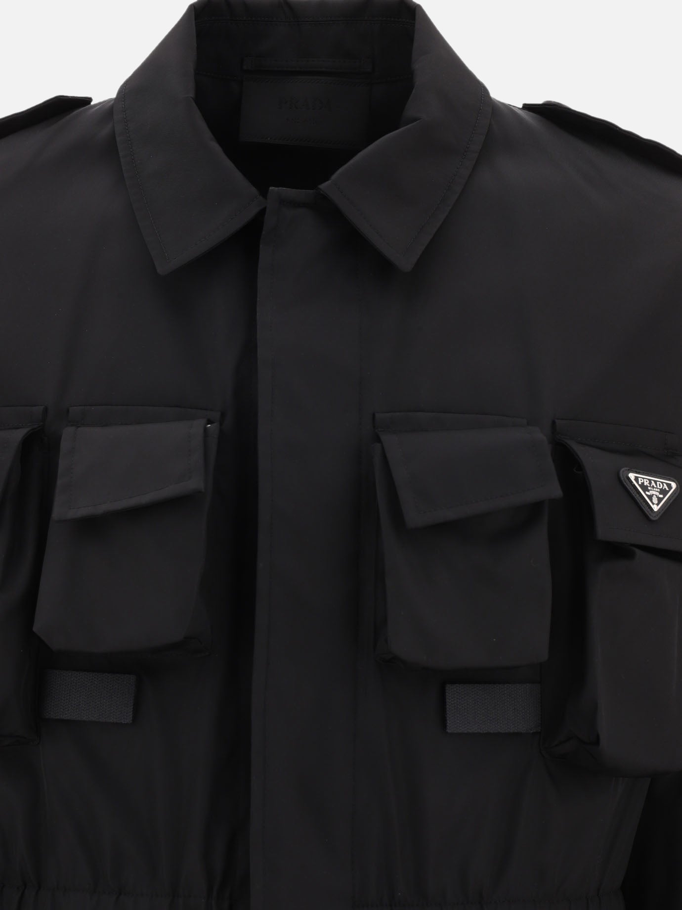 Giacche leggere & Trapuntate 100% polyamide  Nero - Prada Uomo | PDP | VIETTI Online Store | Zoom-Modal_3
