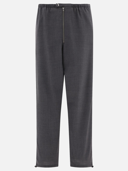 Pantaloni casual 100% wool  Grigio - Prada Uomo | PLP | VIETTI Online Store 
