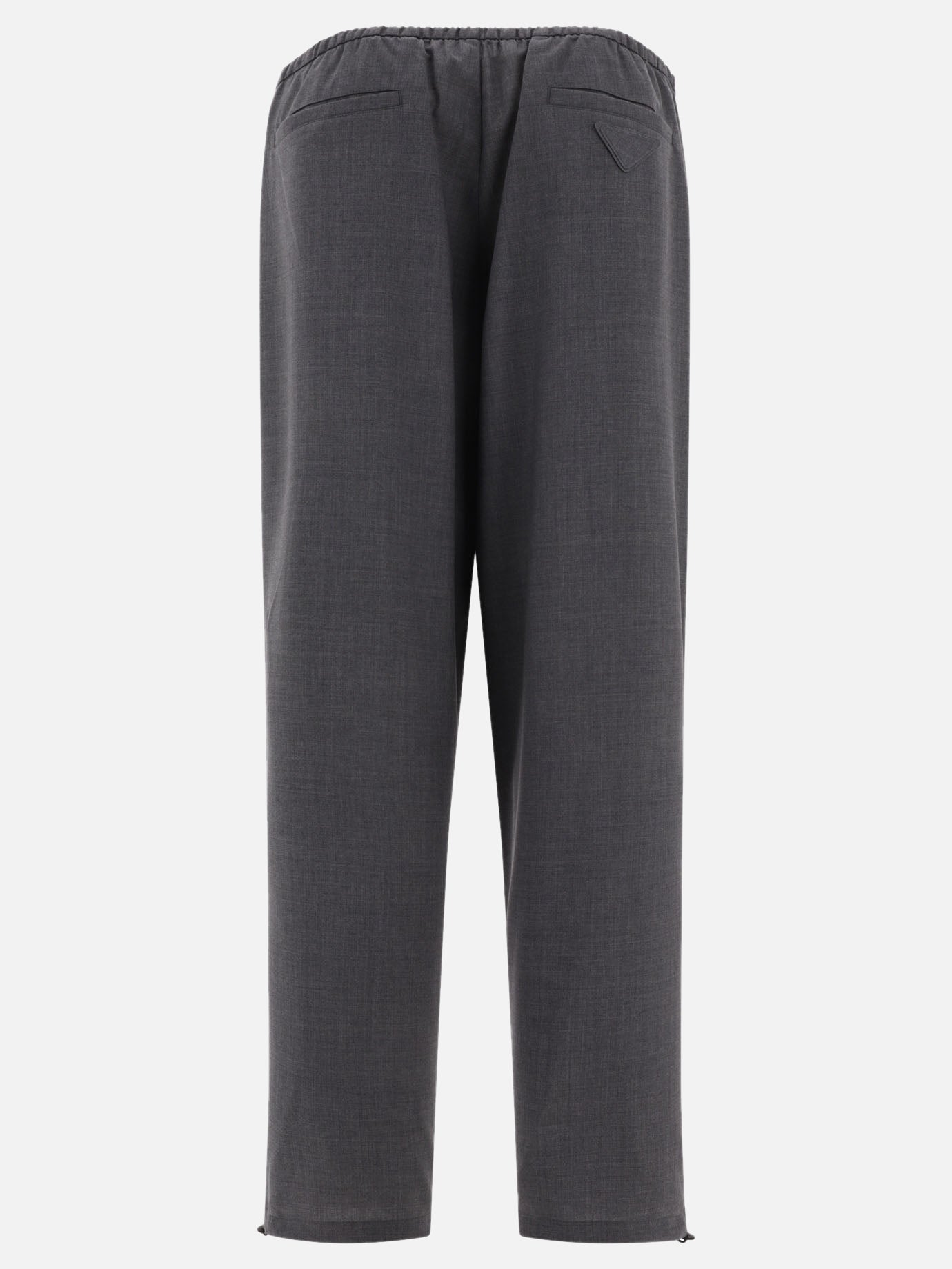Pantaloni casual 100% wool  Grigio - Prada Uomo | PDP | VIETTI Online Store | thumbnail_2