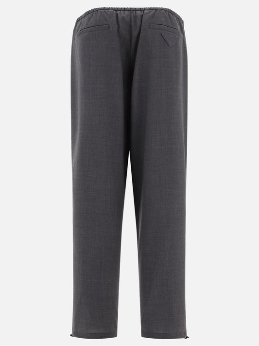 Pantaloni casual 100% wool  Grigio - Prada Uomo | PLP | VIETTI Online Store | 2
