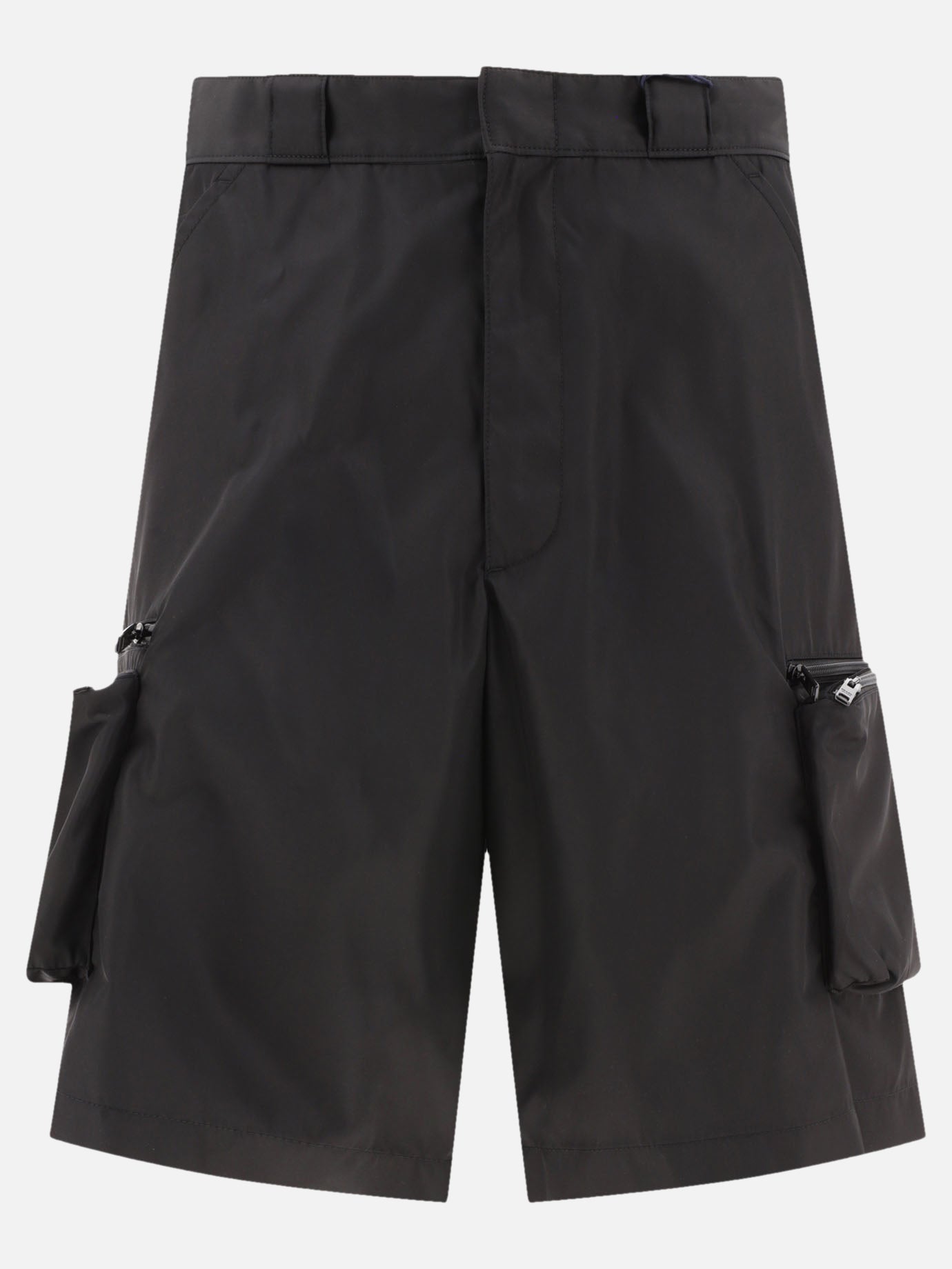 Short cargo 100% polyamide  Nero - Prada Uomo | PDP | VIETTI Online Store | thumbnail