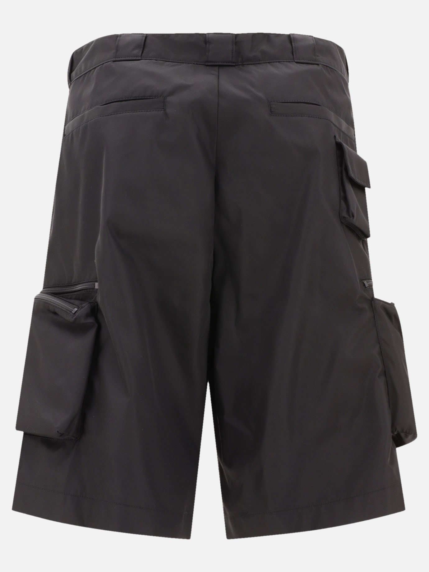 Short cargo 100% polyamide  Nero - Prada Uomo | PDP | VIETTI Online Store | Zoom-Modal_2
