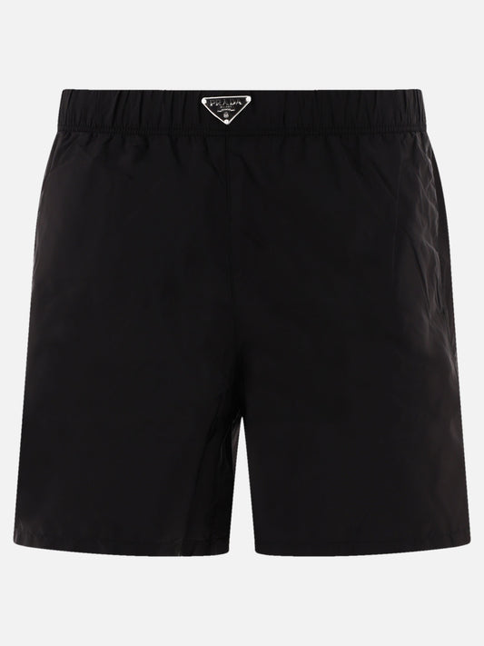 Short da mare 100% polyamide  Nero - Prada Uomo | PLP | VIETTI Online Store 
