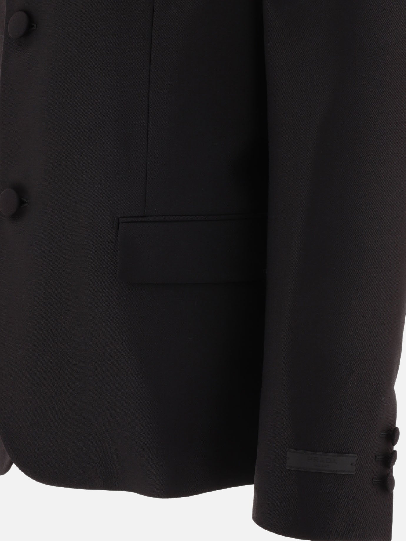 Blazer 88% wool 12% merino wool  Nero - Prada Uomo | PDP | VIETTI Online Store | Zoom-Modal_4
