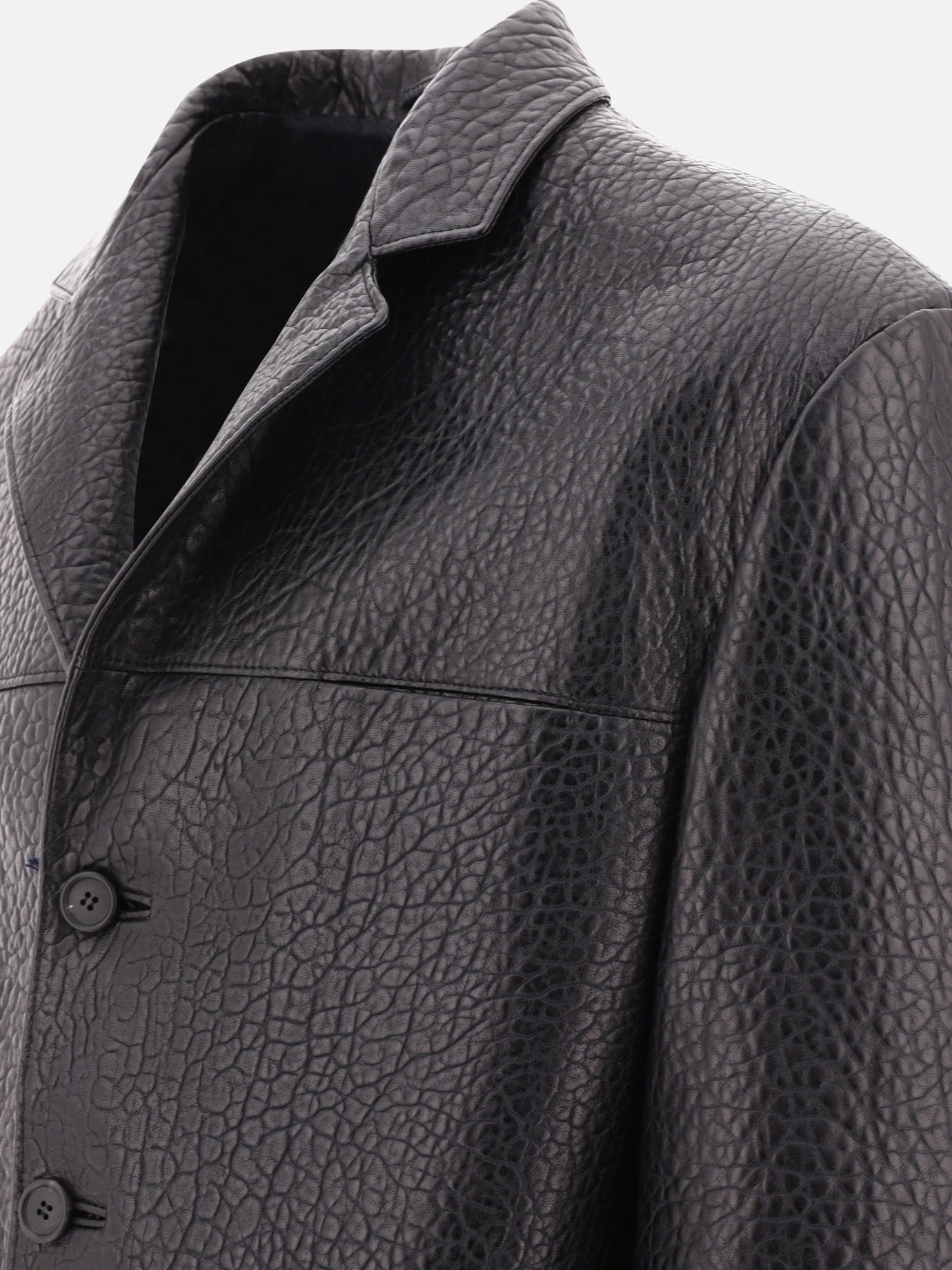 Giacche in pelle 100% lamb leather  Nero - Prada Uomo | PDP | VIETTI Online Store | thumbnail_4