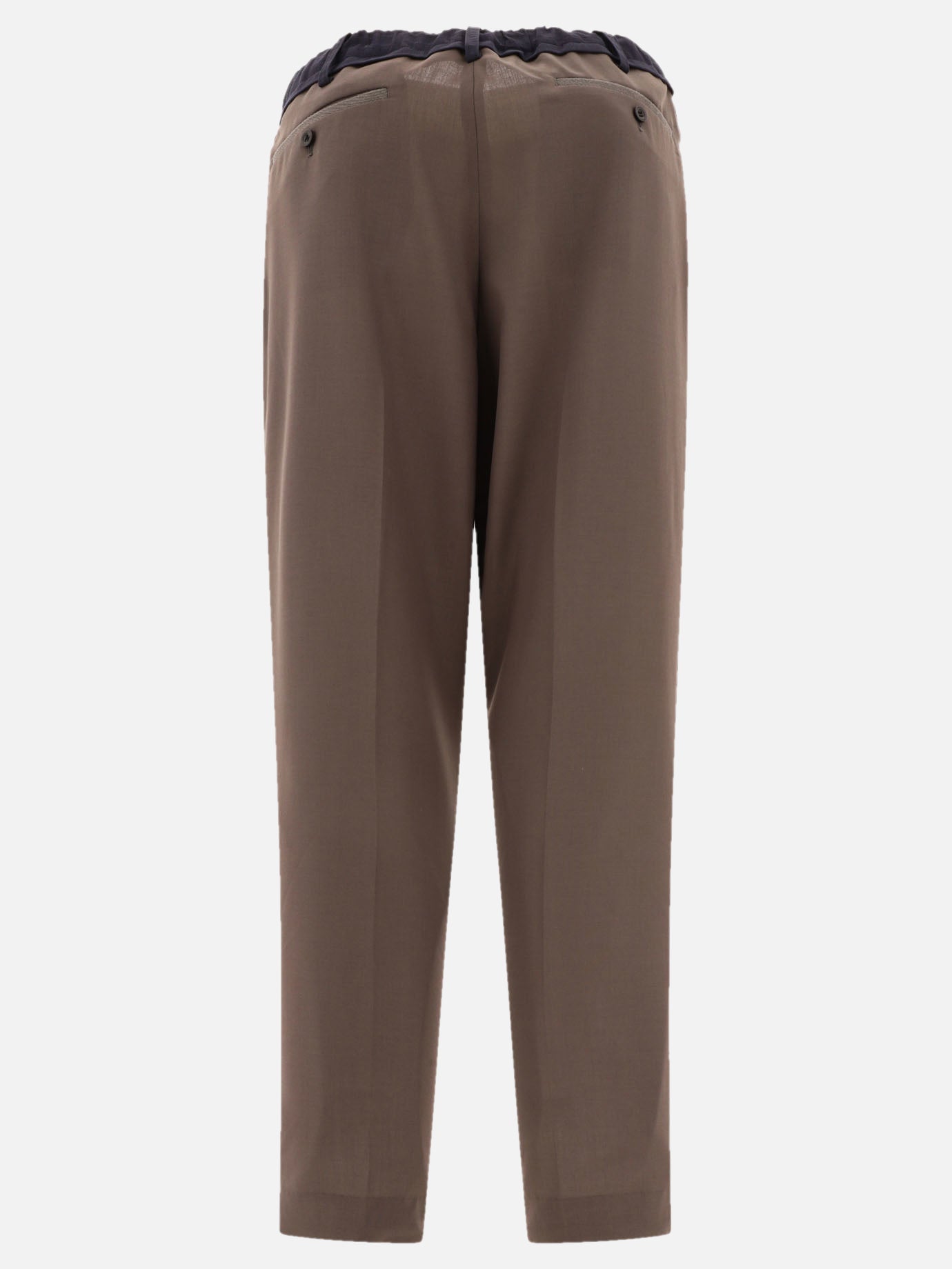 Tapered drawstring trousers