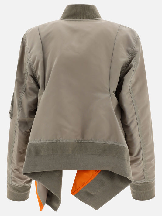 Bomber 100% nylon  Verde - Sacai Donna | PLP | VIETTI Online Store | 2
