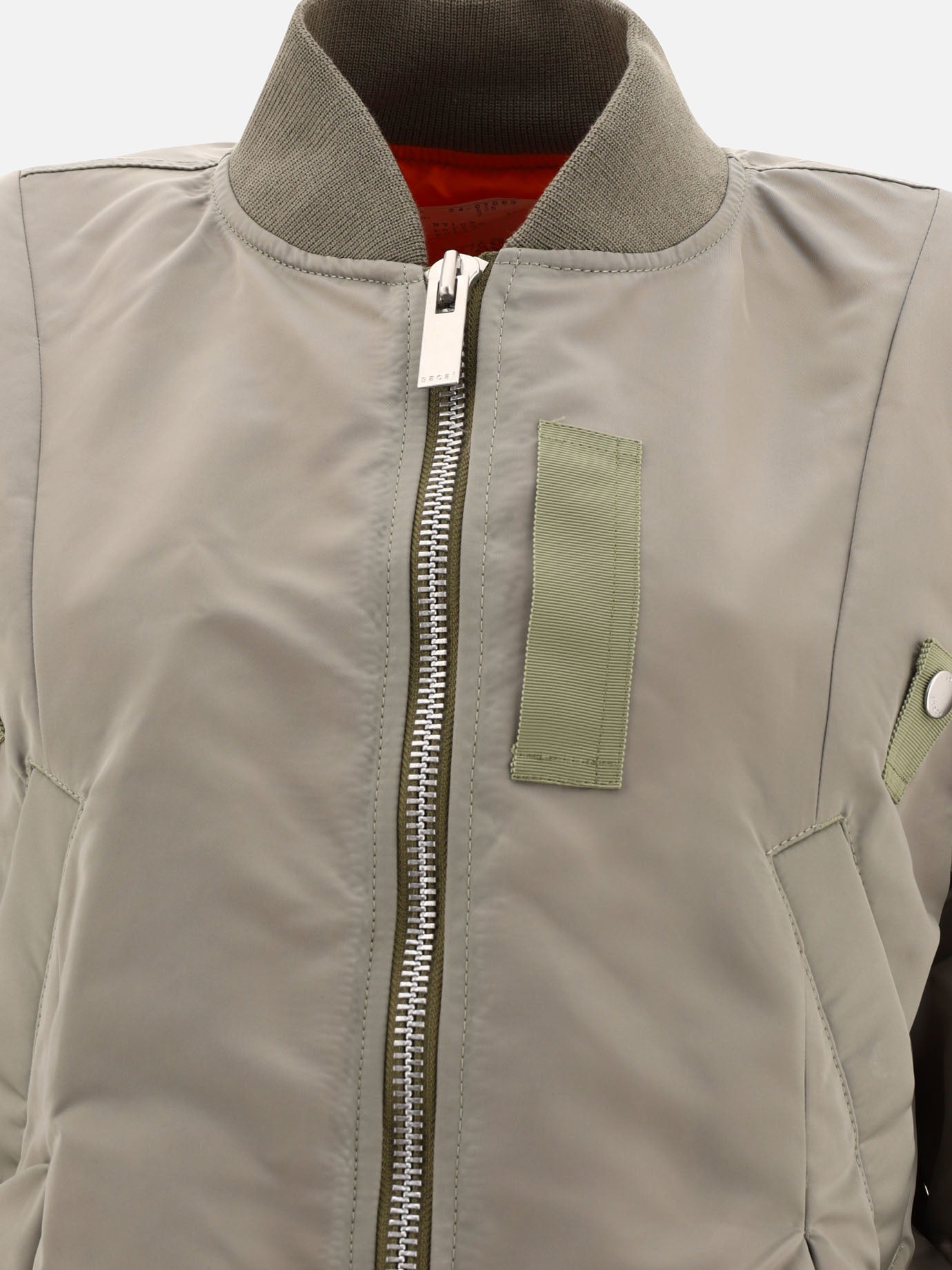Bomber 100% nylon  Verde - Sacai Donna | PDP | VIETTI Online Store | Zoom-Modal_3
