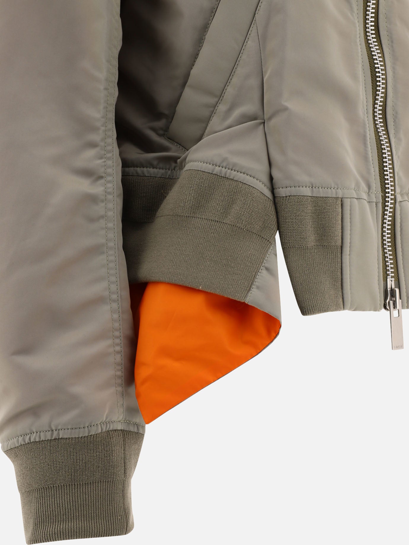 Bomber 100% nylon  Verde - Sacai Donna | PDP | VIETTI Online Store | Zoom-Modal_4
