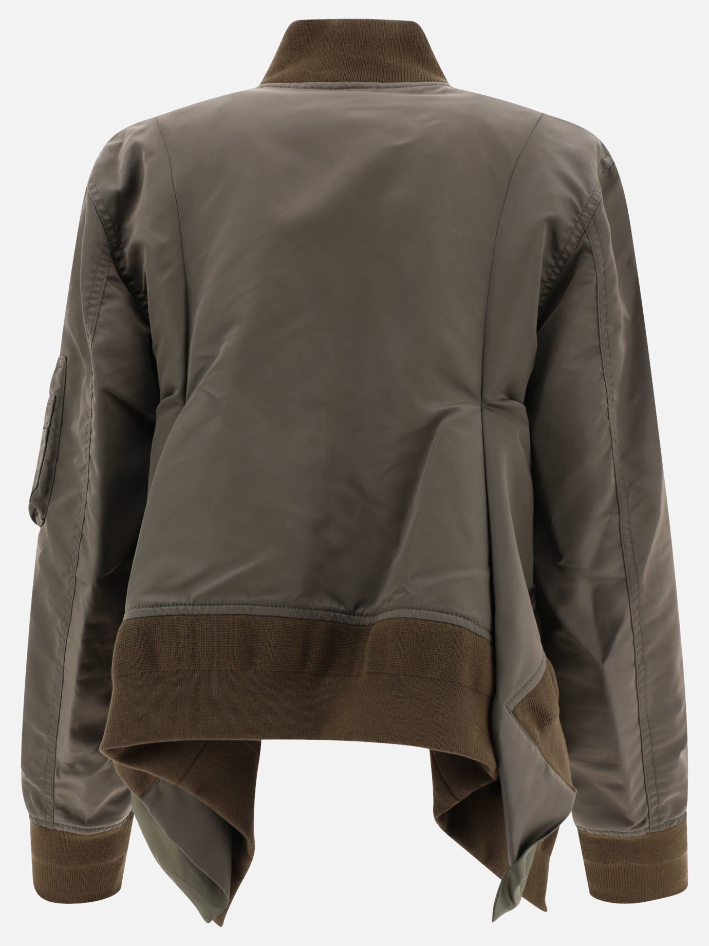 Bomber 100% nylon  Verde - Sacai Donna | PDP | VIETTI Online Store | Zoom-Modal_2
