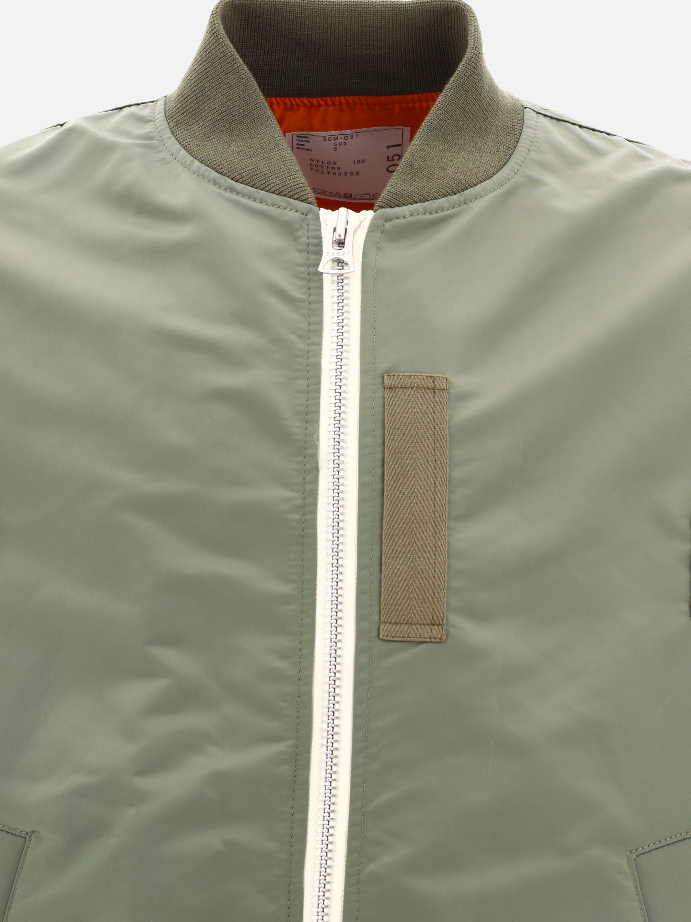Bomber 100% nylon  Verde - Sacai Uomo | PDP | VIETTI Online Store | Zoom-Modal_3
