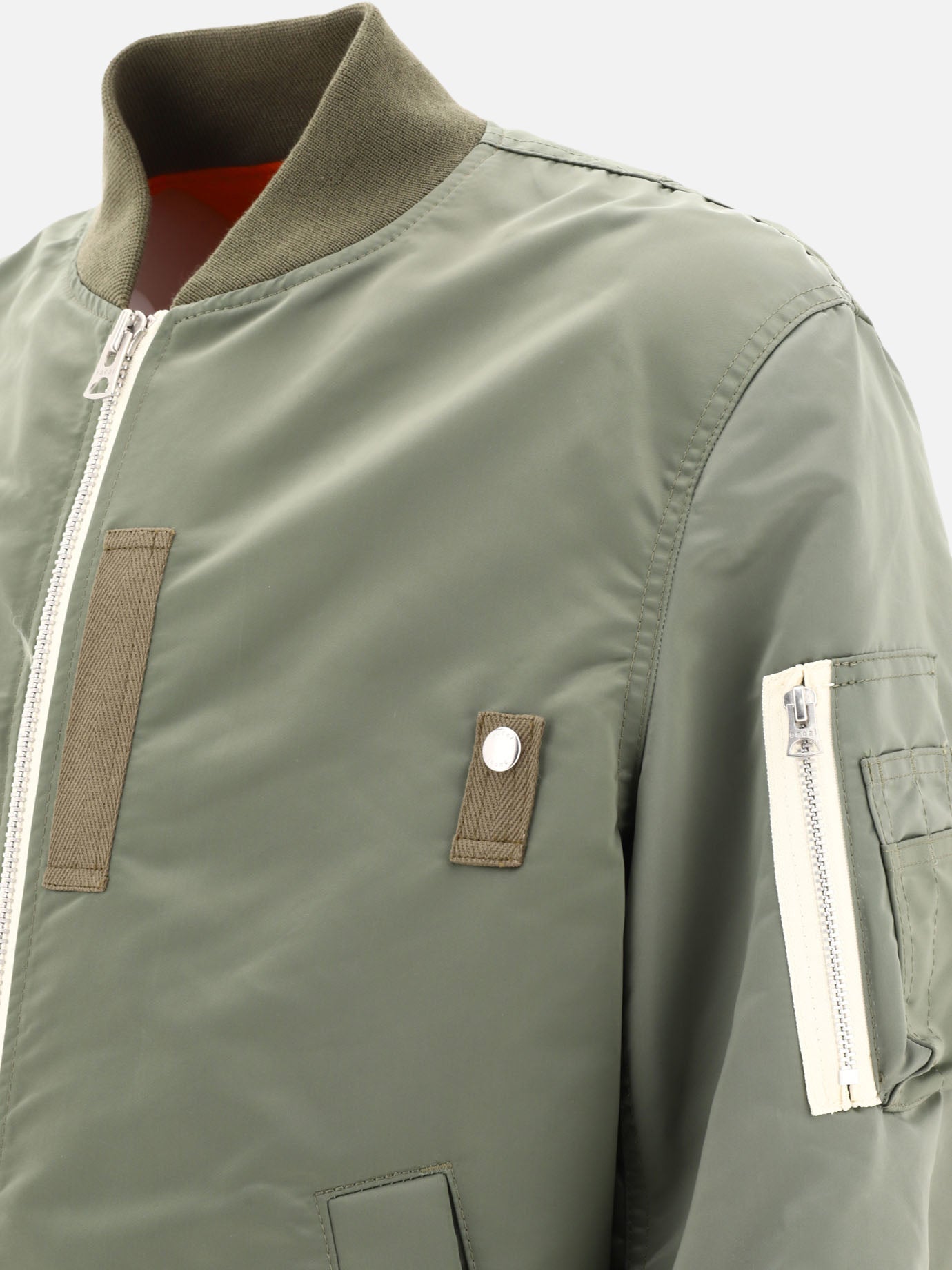 Bomber 100% nylon  Verde - Sacai Uomo | PDP | VIETTI Online Store | Zoom-Modal_4
