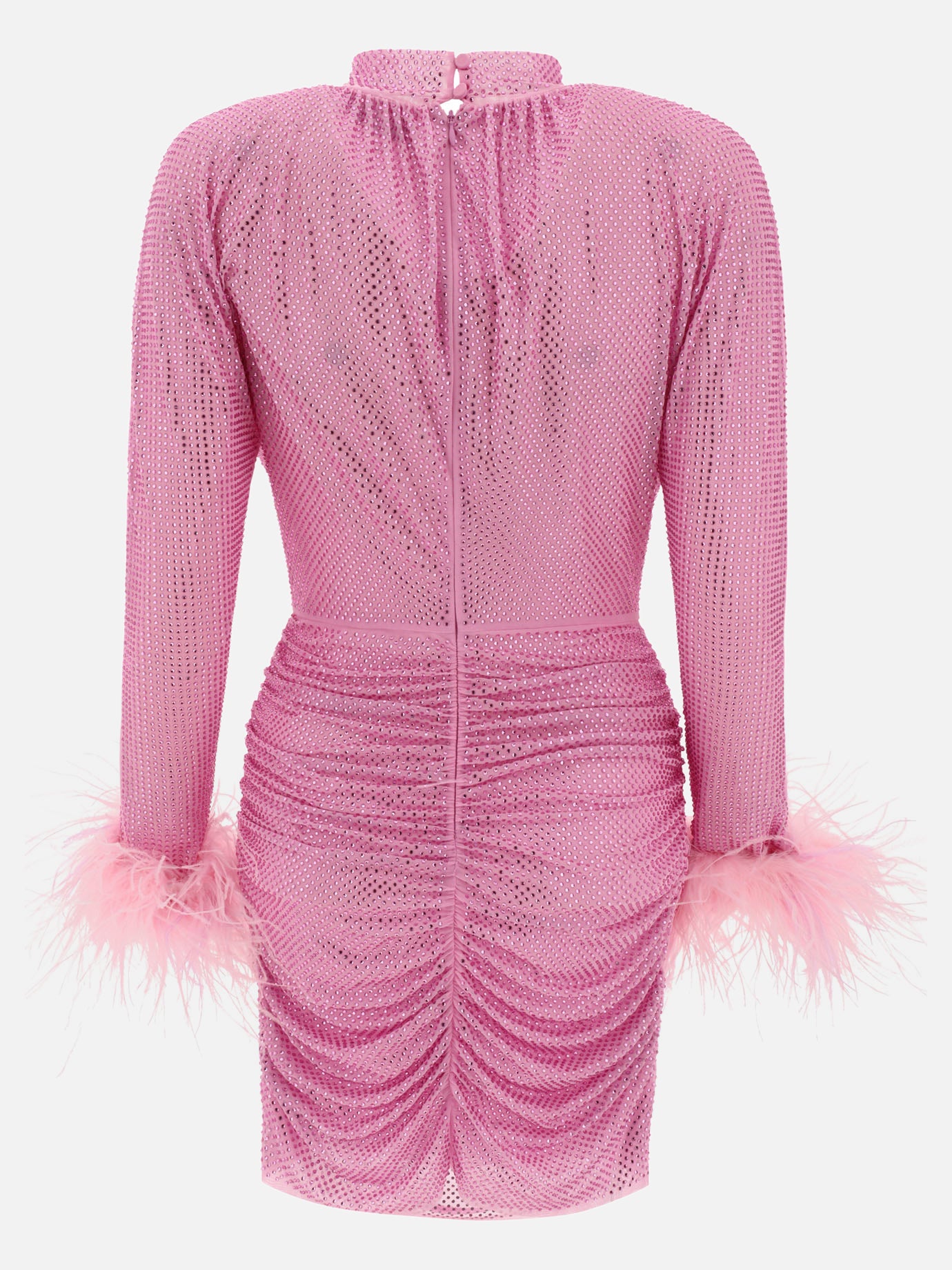 Abiti corti 96% polyester 4% elastane  Rosa - Self-portrait Donna | PDP | VIETTI Online Store | thumbnail_2