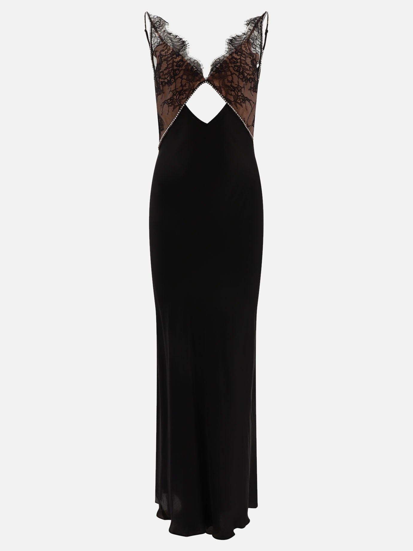 Abiti lunghi 100% viscose  Nero - Self-portrait Donna | PDP | VIETTI Online Store | Zoom-Modal
