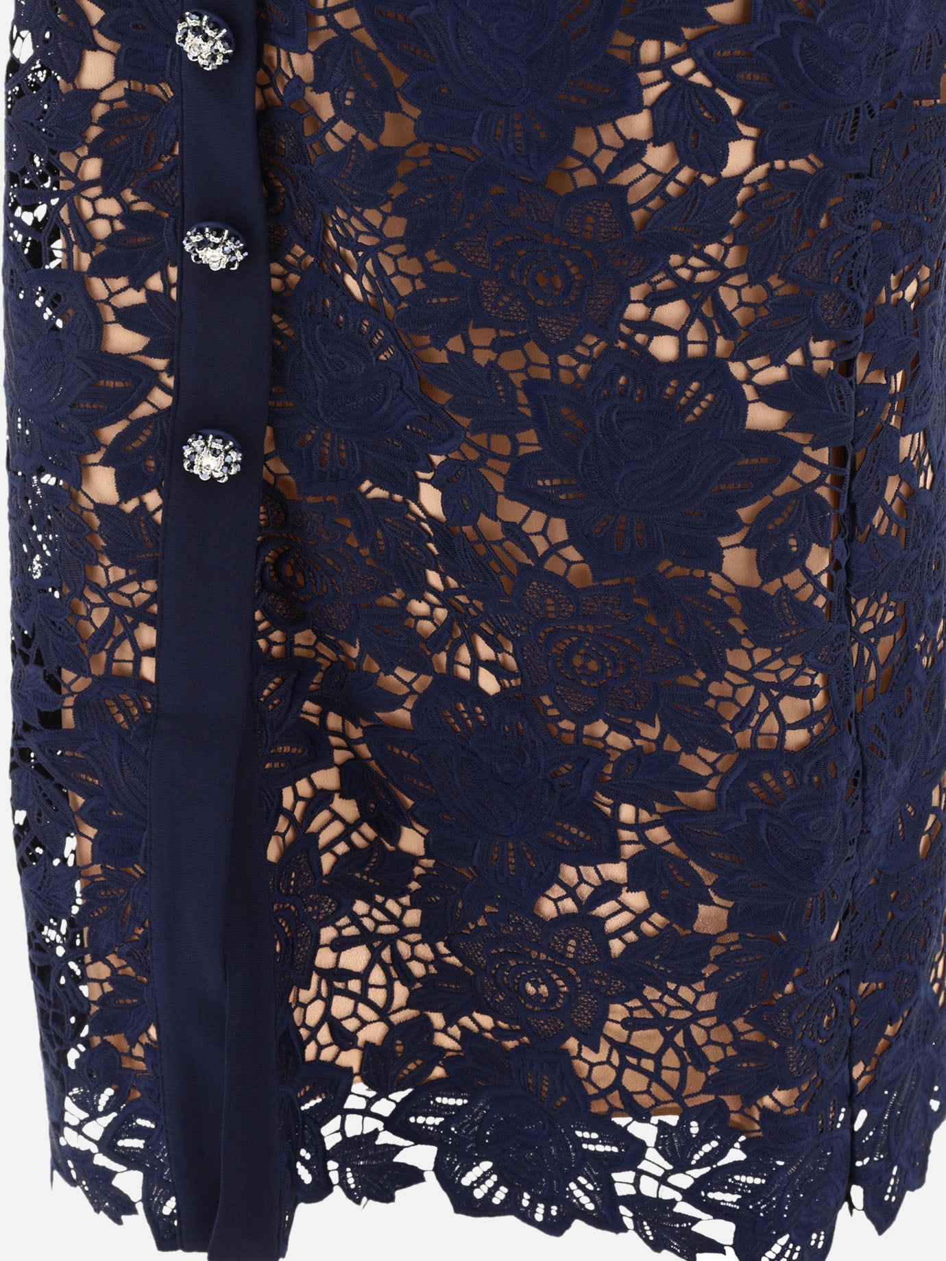 Abiti midi 100% polyester  Blu - Self-portrait Donna | PDP | VIETTI Online Store | thumbnail_4