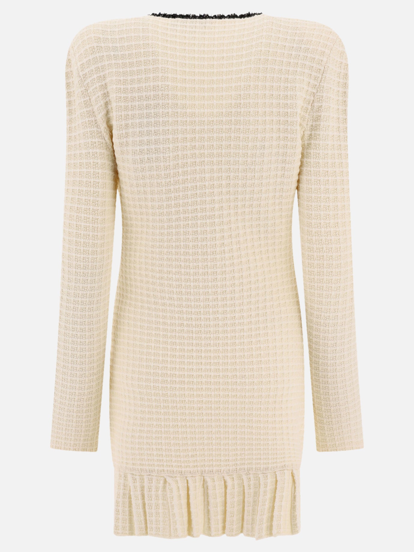 Abiti corti 54% polyester 20% cotton 12% viscose 6% polyamide 5% wool 3% metallic fibre  Beige - Self-portrait Donna | PDP | VIETTI Online Store | Zoom-Modal_2
