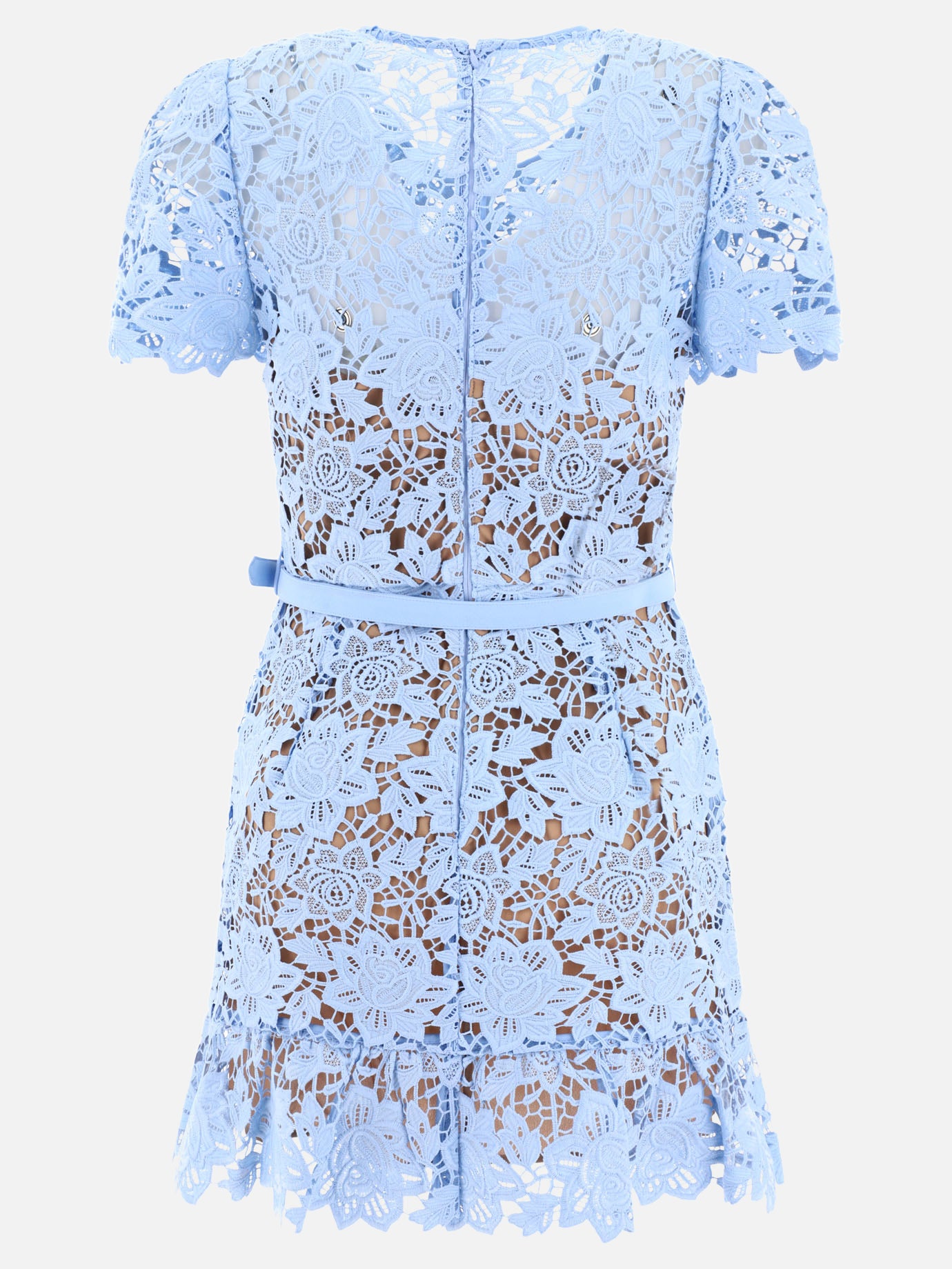 Abiti corti 100% polyester  Azzurro - Self-portrait Donna | PDP | VIETTI Online Store | Zoom-Modal_2
