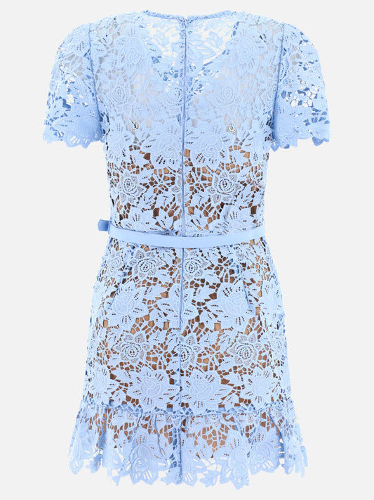 Abiti corti 100% polyester  Azzurro - Self-portrait Donna | PLP | VIETTI Online Store | 2

