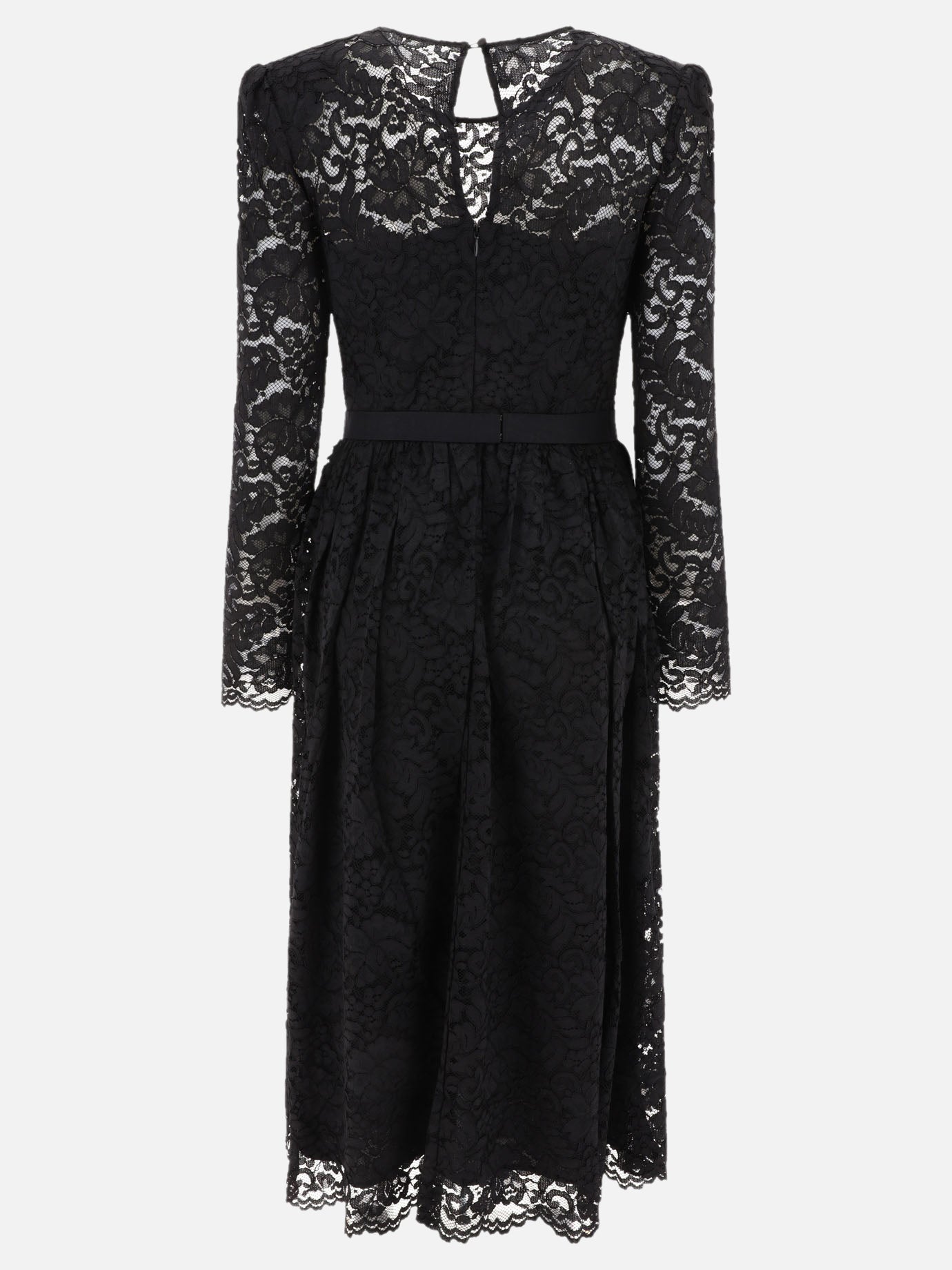 Midi dresses 77% polyamide 23% viscose  Black - Self-portrait Women | PDP | VIETTI Online Store | thumbnail_2