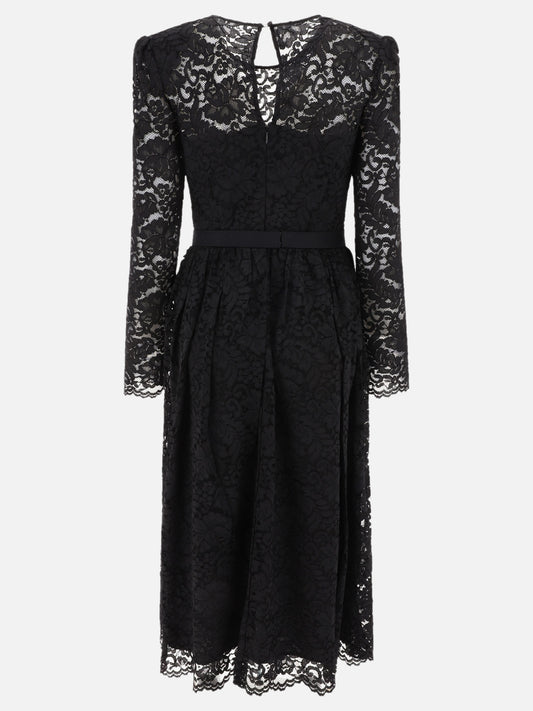 Midi dresses 77% polyamide 23% viscose  Black - Self-portrait Women | PLP | VIETTI Online Store | 2
