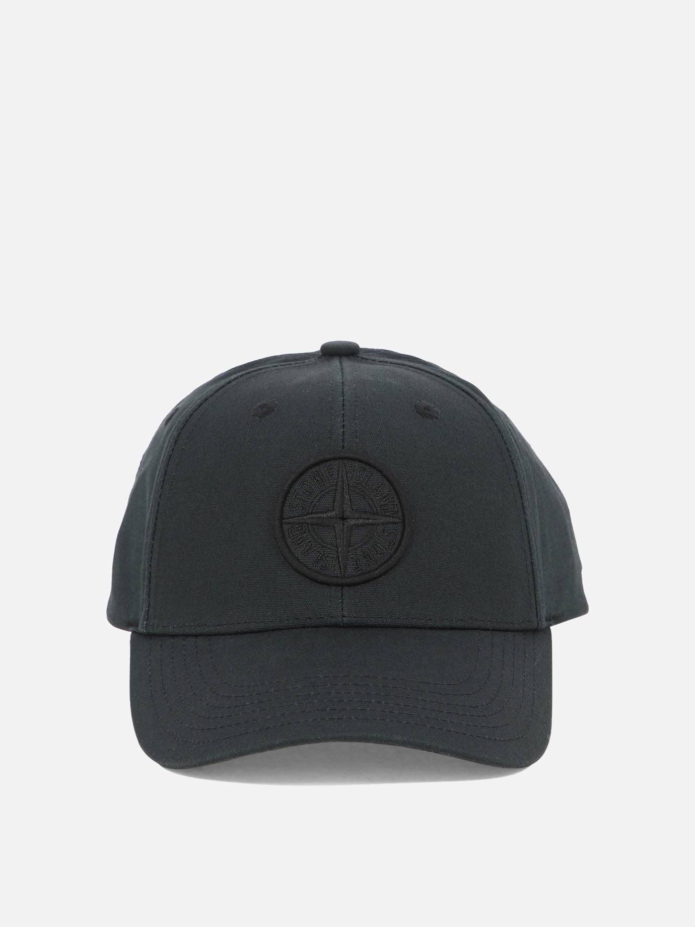 Cappelli da baseball 100% cotton  Nero - Stone Island Uomo | PDP | VIETTI Online Store | thumbnail
