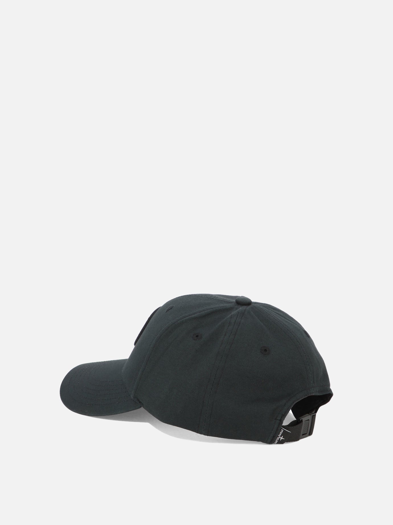 Cappelli da baseball 100% cotton  Nero - Stone Island Uomo | PDP | VIETTI Online Store | thumbnail_3