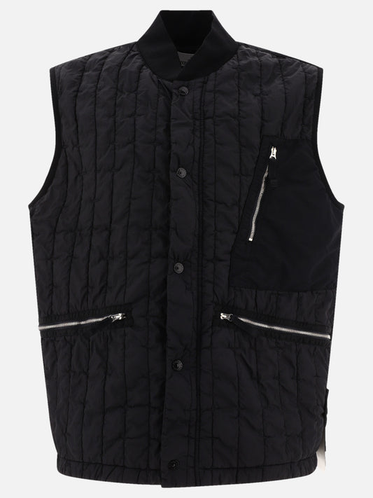 Giacche smanicate 100% polyamide - Padding: polyester  Nero - Stone Island Uomo | PLP | VIETTI Online Store 
