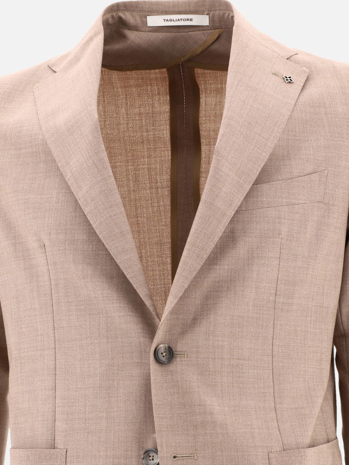 Tagliatore Single-breasted wool suit 15127032_48 Beige thumbnail_3