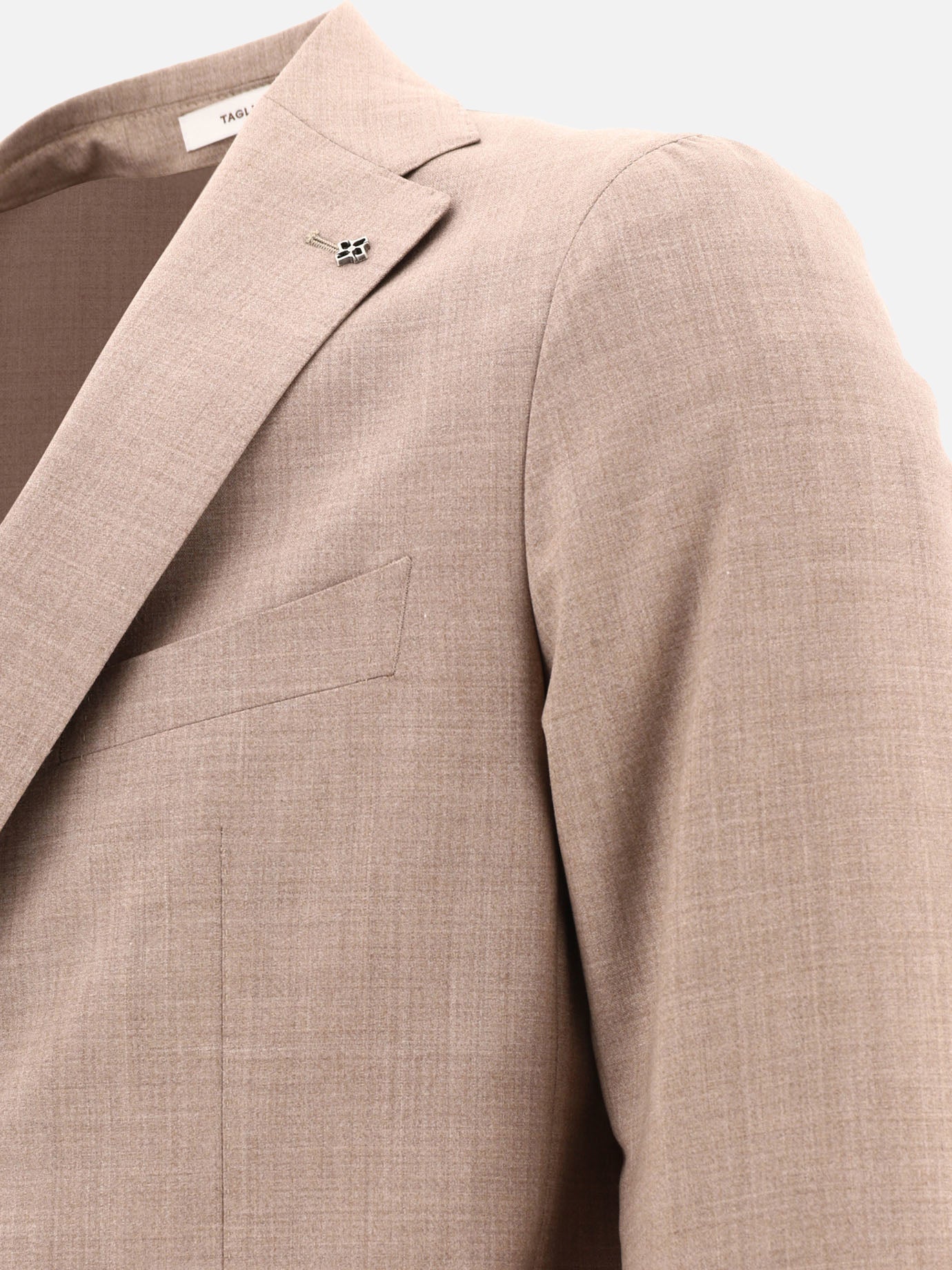 Tagliatore Single-breasted wool suit 15127032_48 Beige thumbnail_4