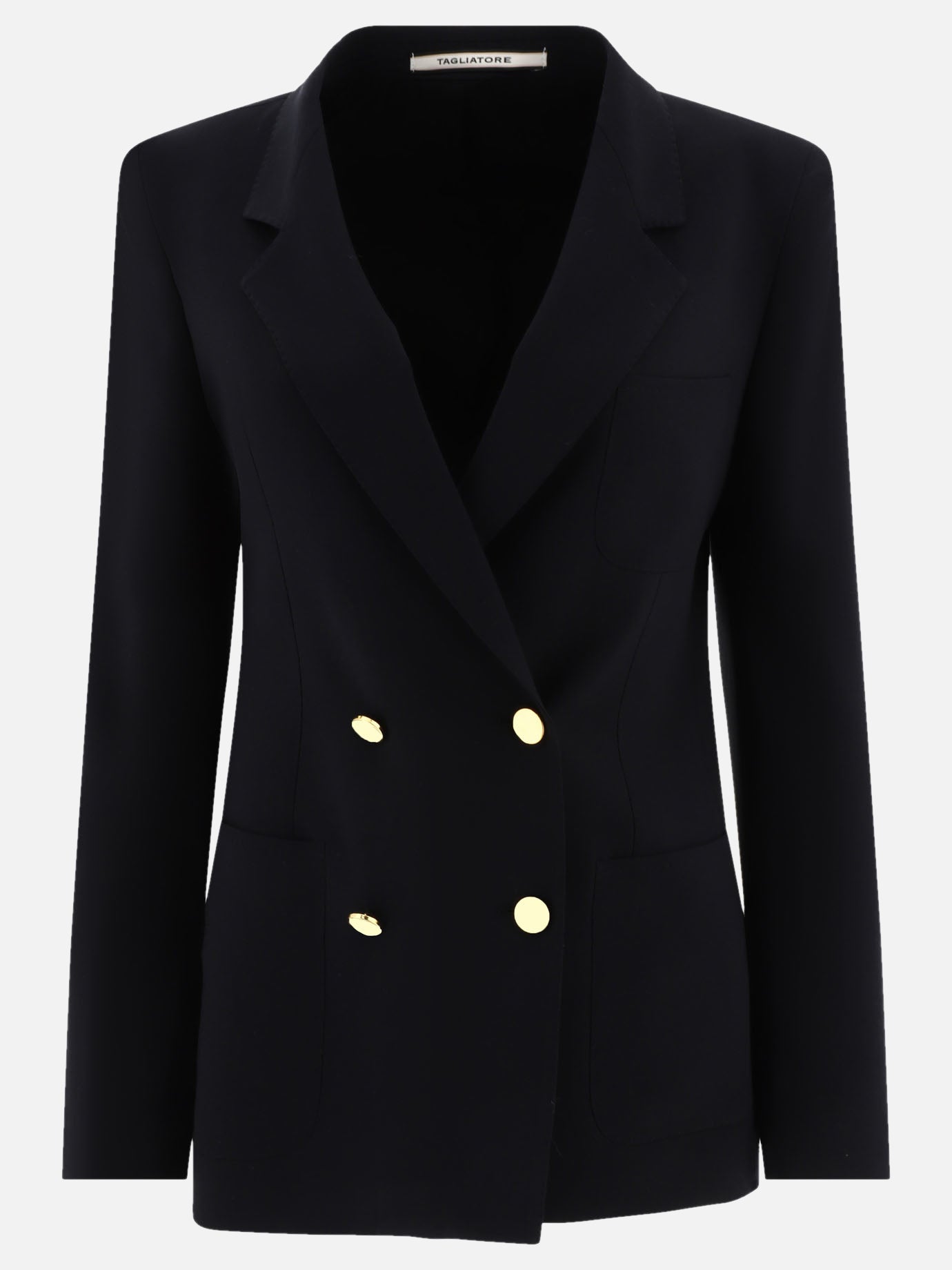 Blazer 78% polyester 16% viscose 6% elastane  Nero - Tagliatore Donna | PDP | VIETTI Online Store | thumbnail