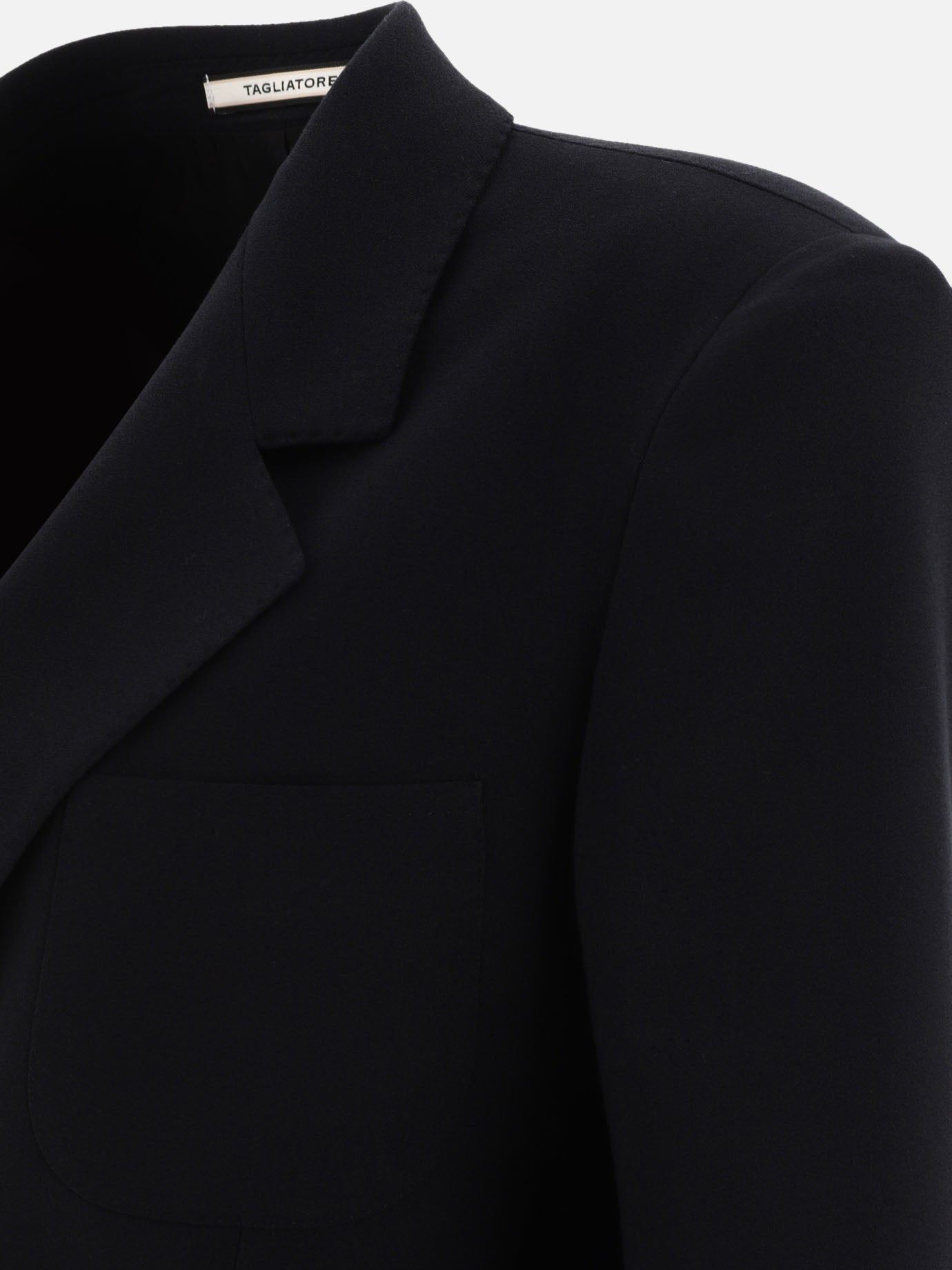 Blazer 78% polyester 16% viscose 6% elastane  Nero - Tagliatore Donna | PDP | VIETTI Online Store | thumbnail_4