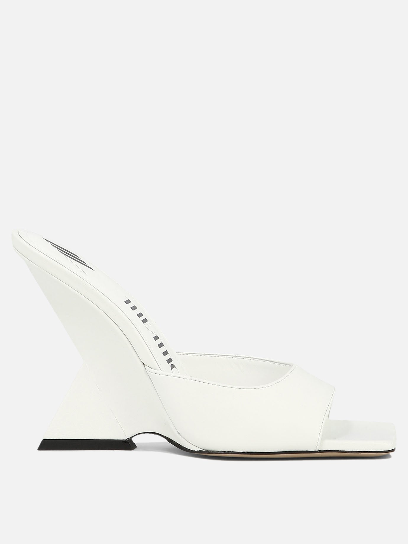 Heeled sandals 100% leather - 100% leather  White - The Attico Women | PDP | VIETTI Online Store | thumbnail