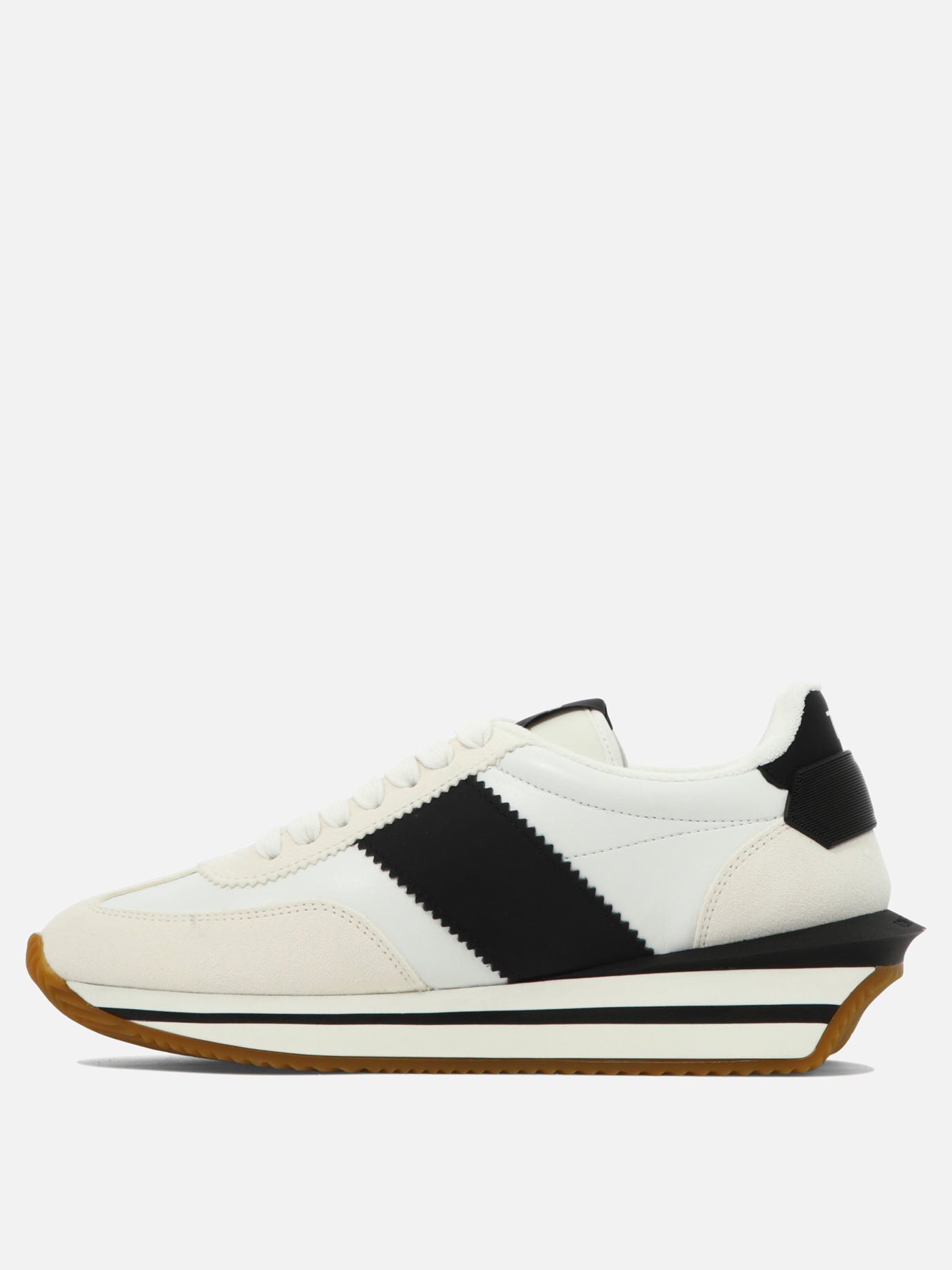 Sneaker basse 60% calf leather 40% polyamide - 100% rubber  Bianco - Tom Ford Uomo | PDP | VIETTI Online Store | thumbnail_3