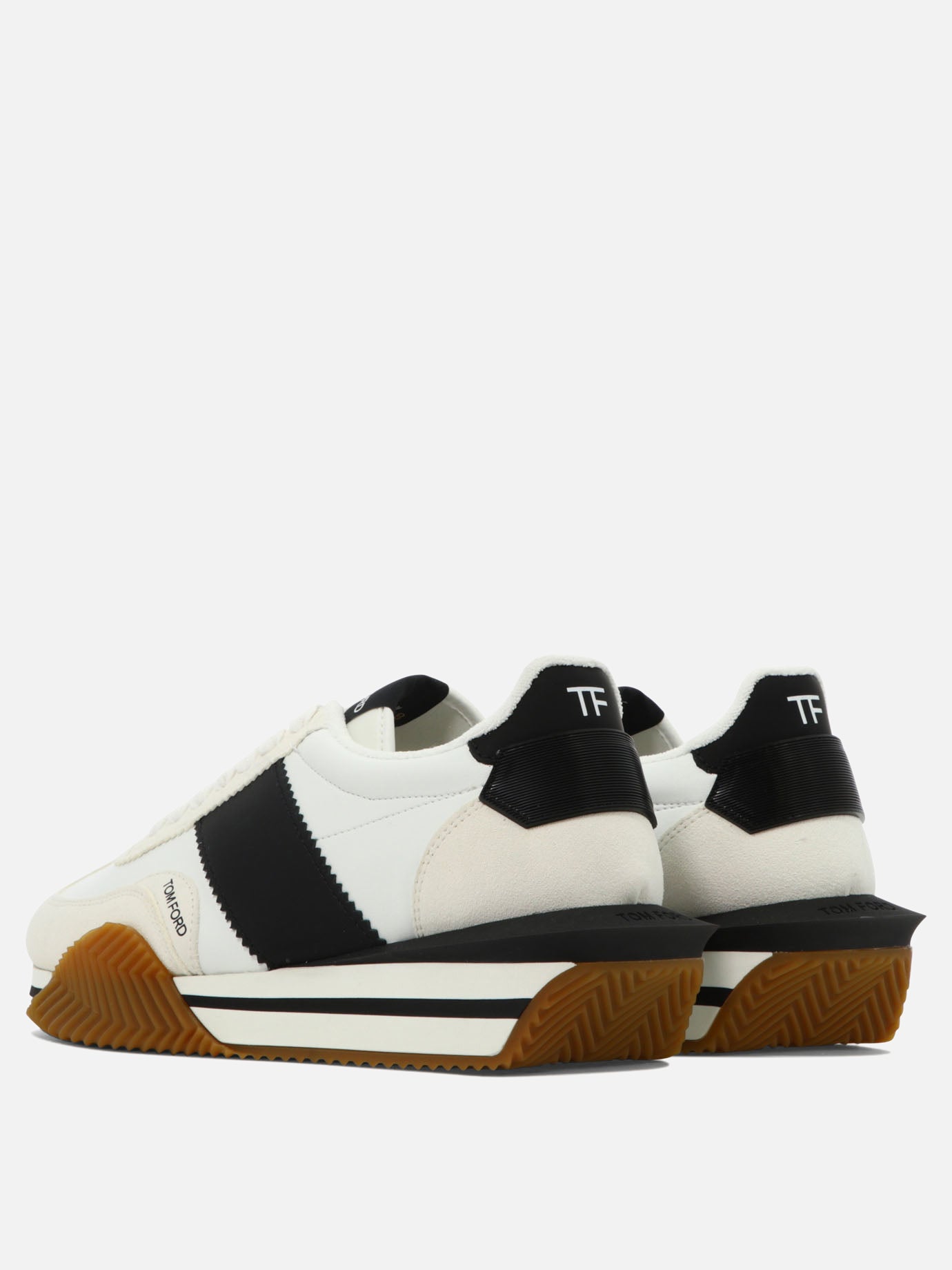 Sneaker basse 60% calf leather 40% polyamide - 100% rubber  Bianco - Tom Ford Uomo | PDP | VIETTI Online Store | thumbnail_4