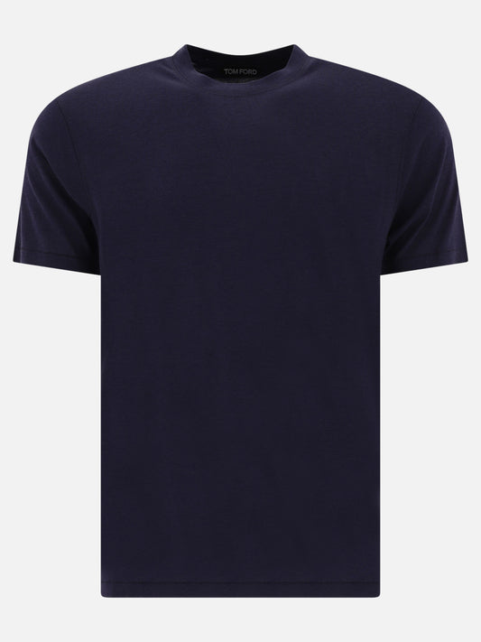 T-shirt girocollo Solid colour  Blu - Tom Ford Uomo | PLP | VIETTI Online Store 
