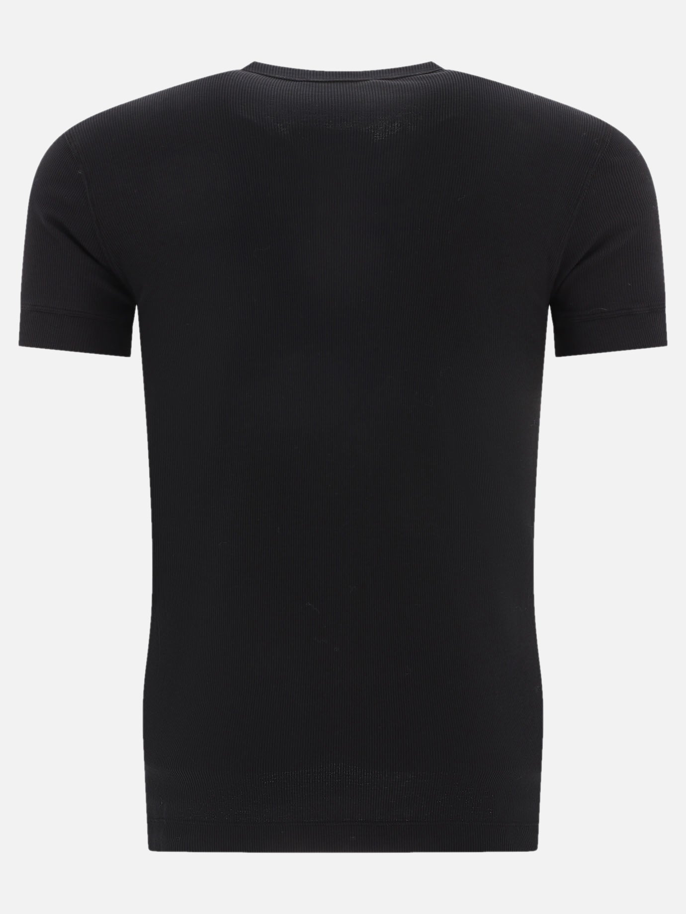 T-shirt serafino 64% lyocell 32% cotton 4% elastane  Nero - Tom Ford Uomo | PDP | VIETTI Online Store | thumbnail_2