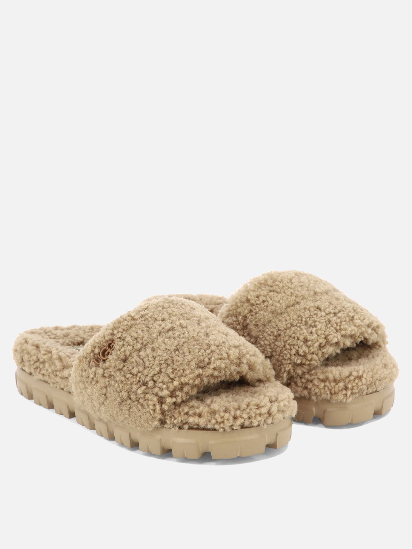 Sandali bassi 100% shearling - 100% EVA  Beige - Ugg Donna | PDP | VIETTI Online Store | Zoom-Modal_2
