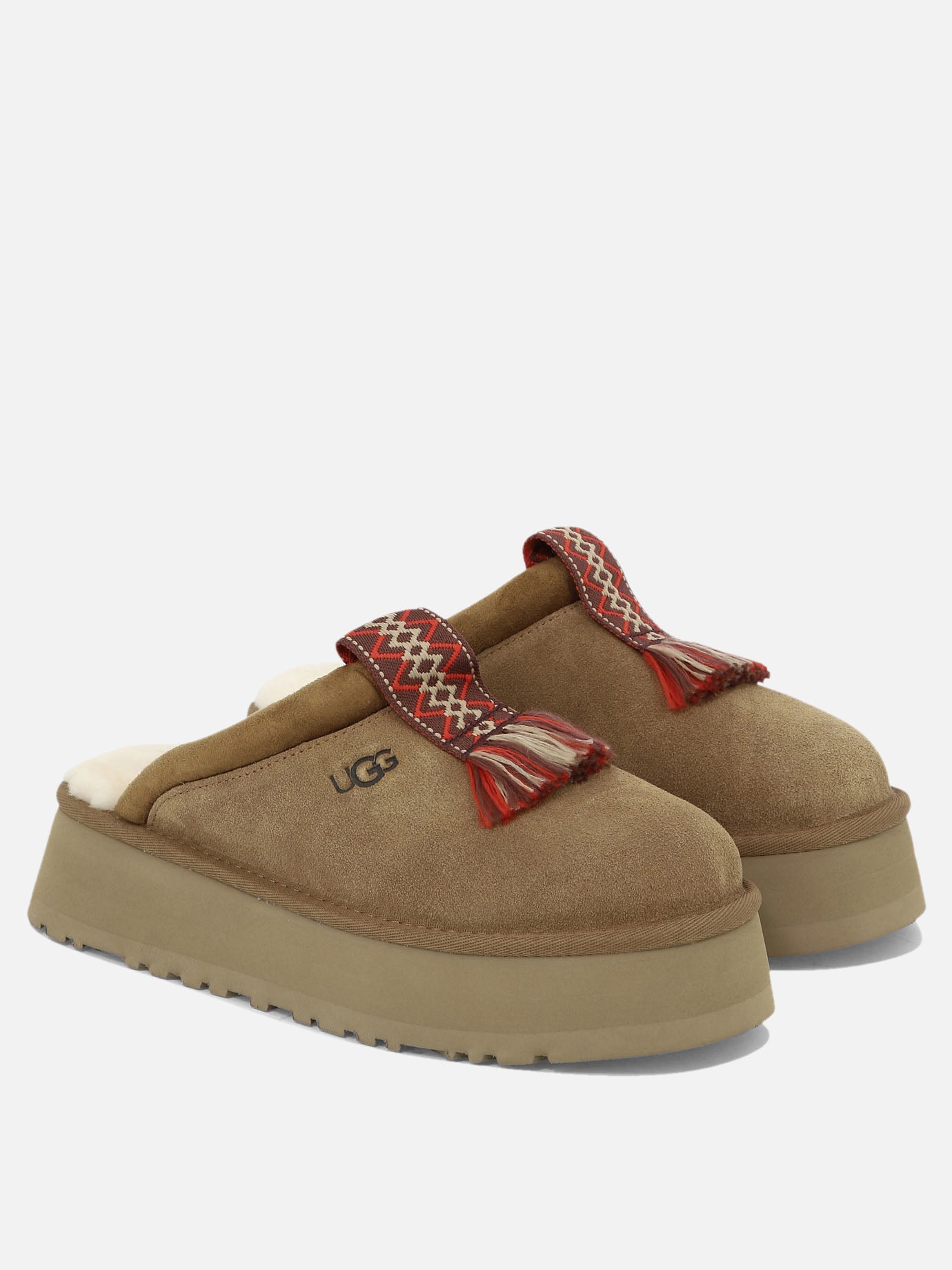 Slipper 100% suede - 100% rubber  Beige - Ugg Donna | PDP | VIETTI Online Store | thumbnail_2