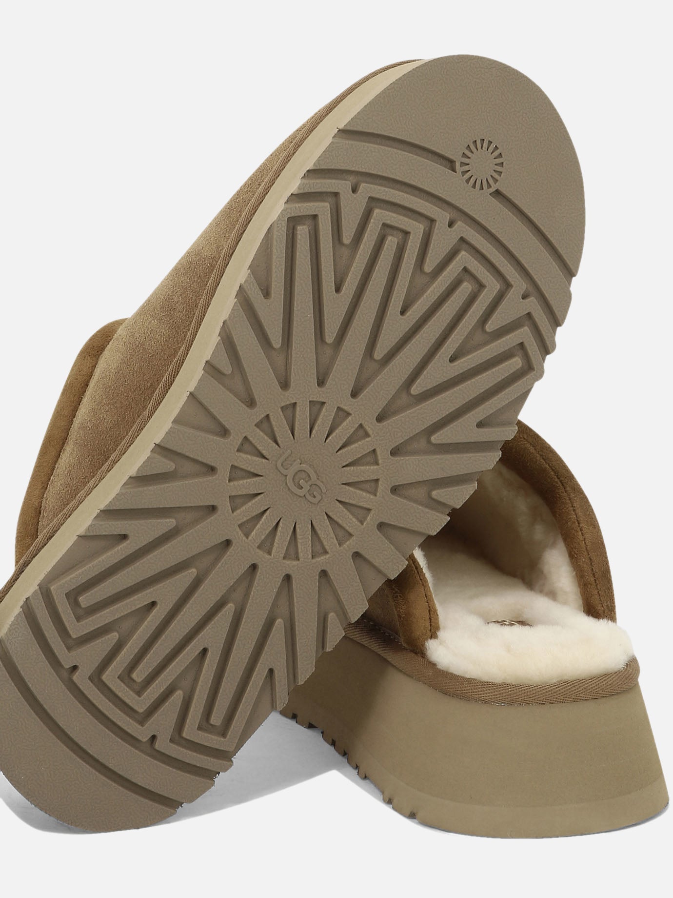 Slipper 100% suede - 100% rubber  Beige - Ugg Donna | PDP | VIETTI Online Store | thumbnail_5